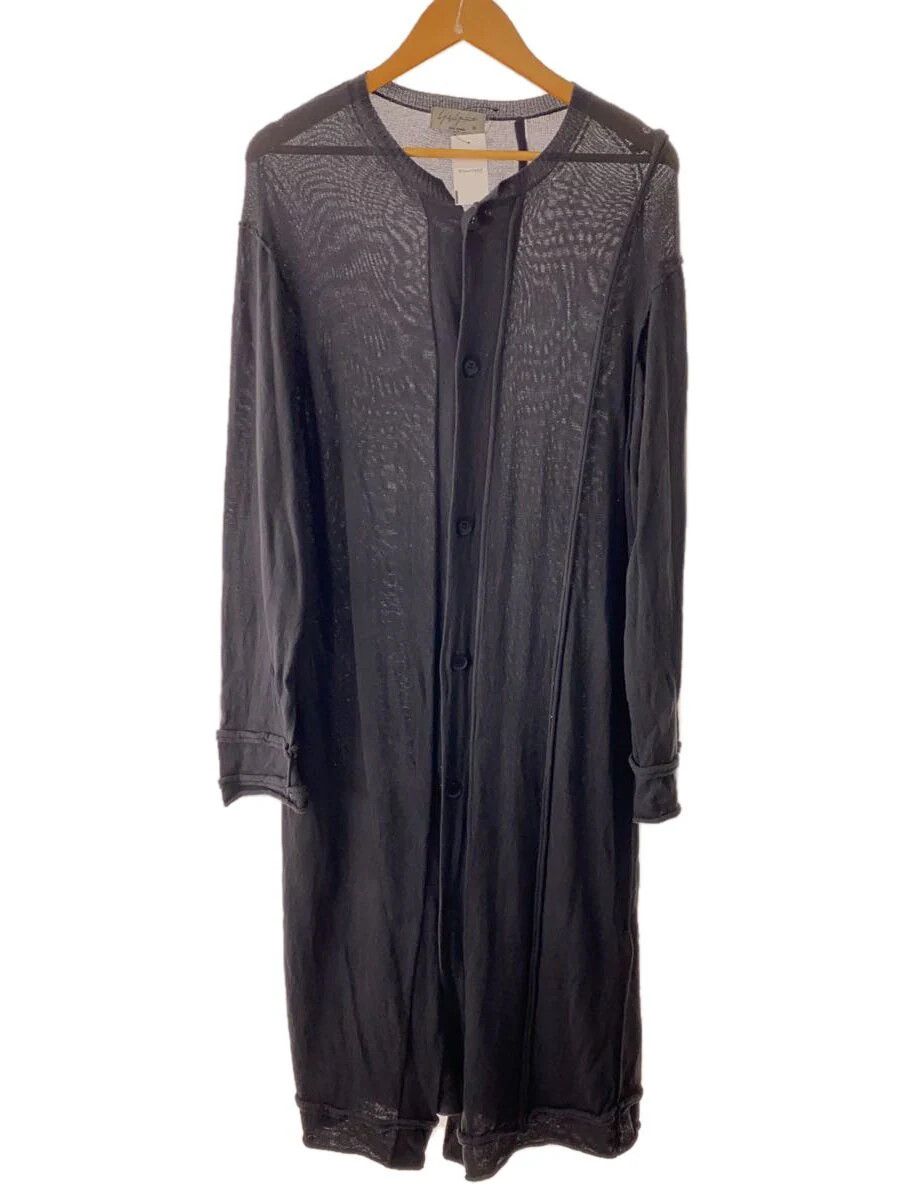 Yohji Yamamoto YOHJI YAMAMOTO POUR HOMME // Cashmere / Black / Cardigan Size US L / EU 52-54 / 3 - 1 Thumbnail