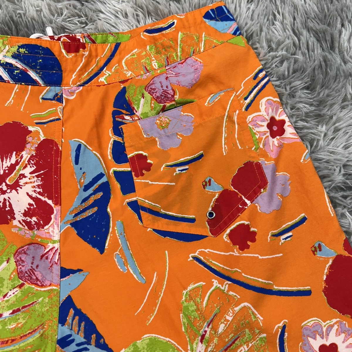 Designer × Polo Ralph Lauren RARE Vintage Polo Sport Floral Print Swim Trunks (Size 34) Size US 34 / EU 50 - 7 Thumbnail