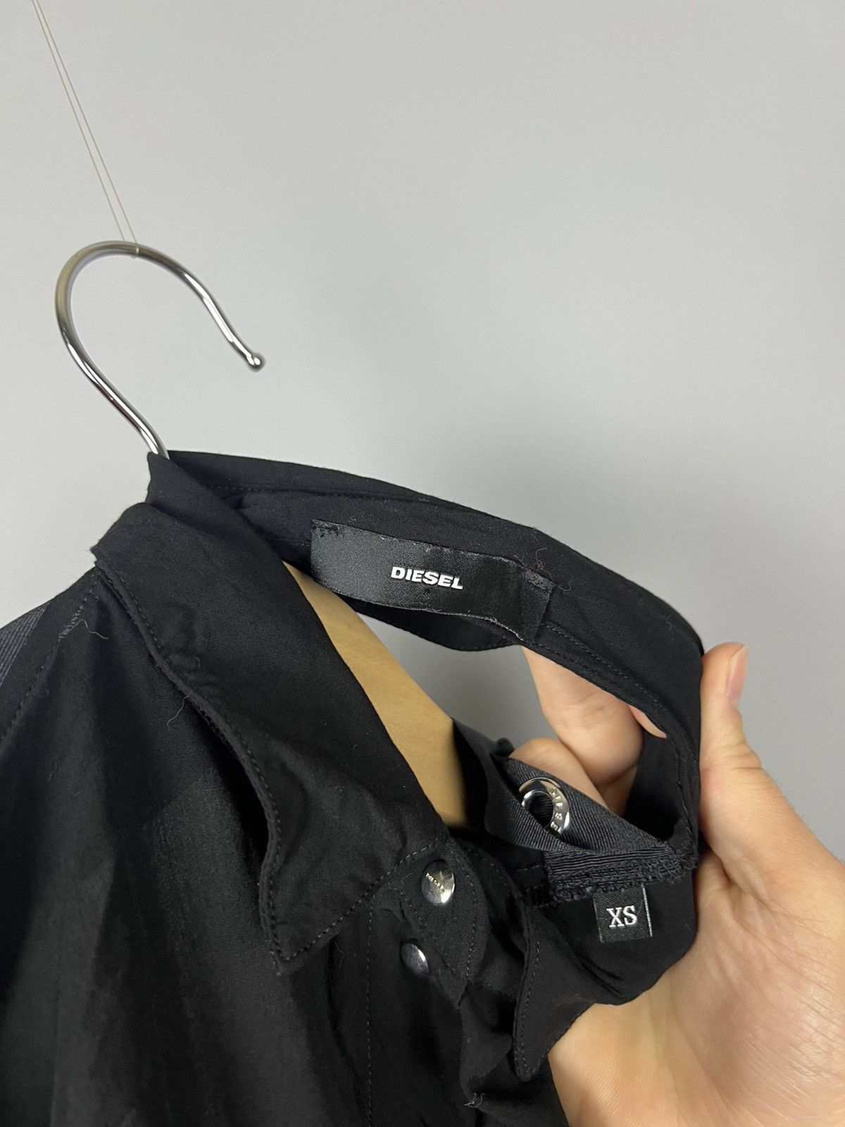 Diesel (XS-S) Diesel C-Solen Camicia blouse shirt button up Size S / US 4 / IT 40 - 8 Thumbnail