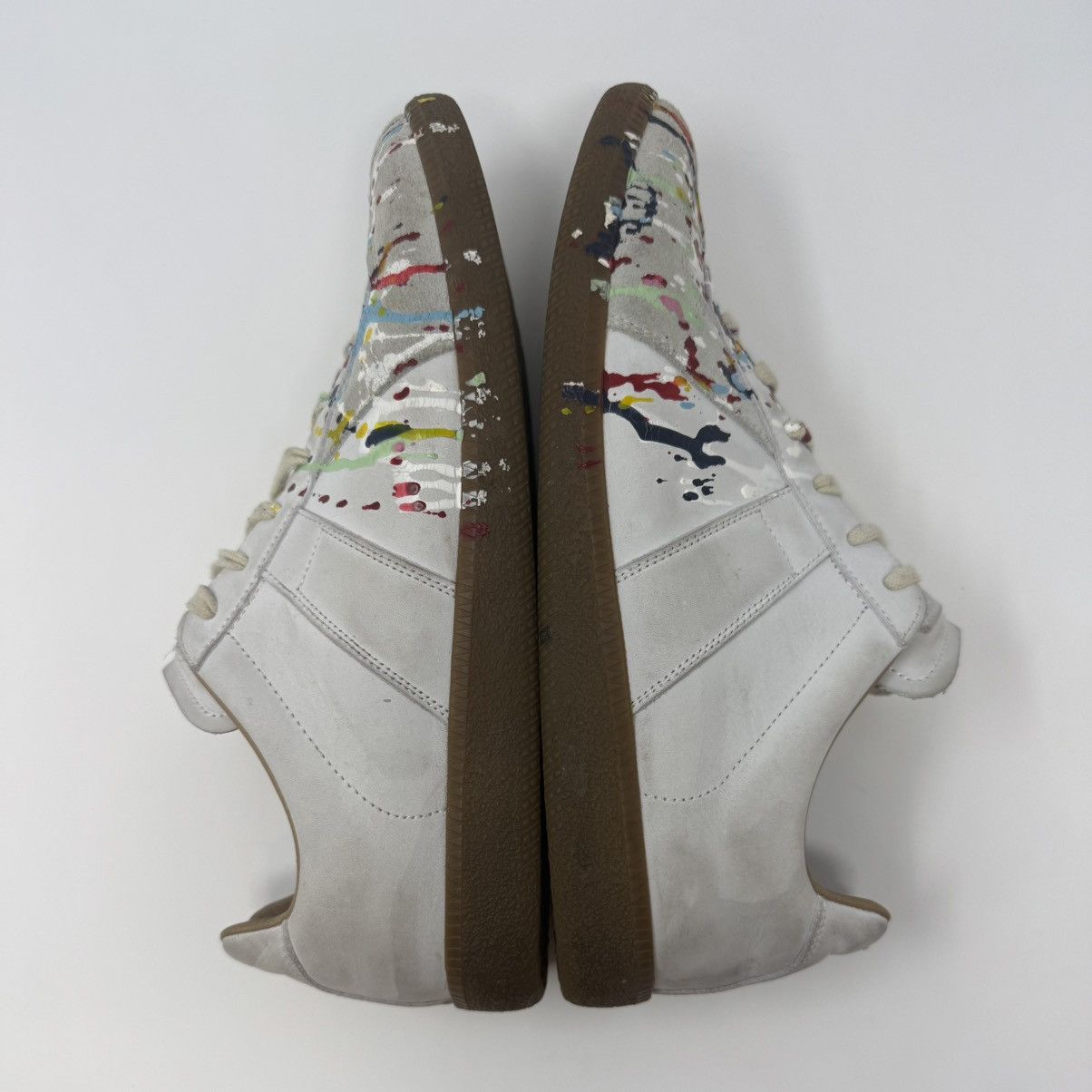 Maison Margiela Maison Margiela Paint Splatter Replica GAT White Size US 9 / EU 42 - 3 Thumbnail