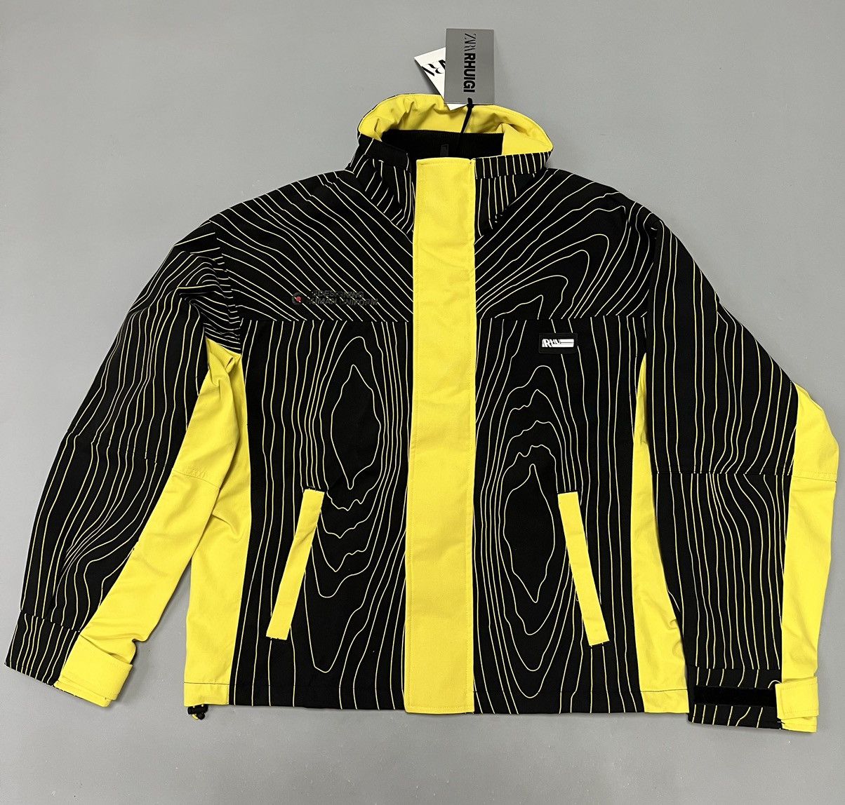 image of Rhude x Zara New Printed Technical Jacket Size L-Xl, Men's