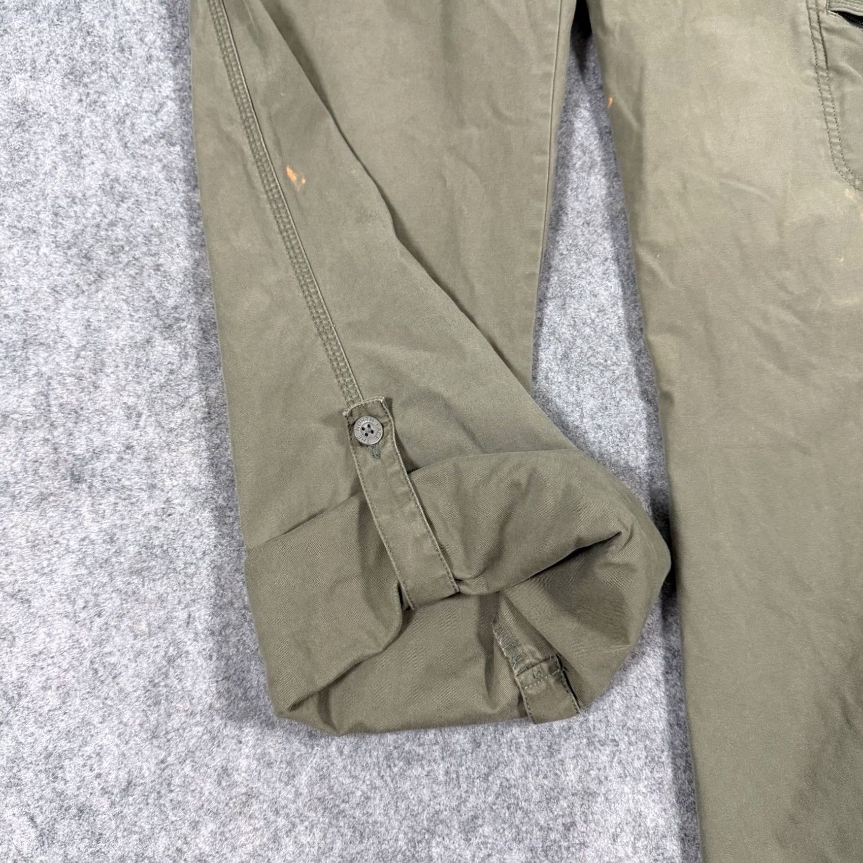 Vintage Columbia Pants Women Cargo Roll Tab Leg Style: Straight Size 10 Green Size 32" / US 10 / IT 46 - 4 Thumbnail