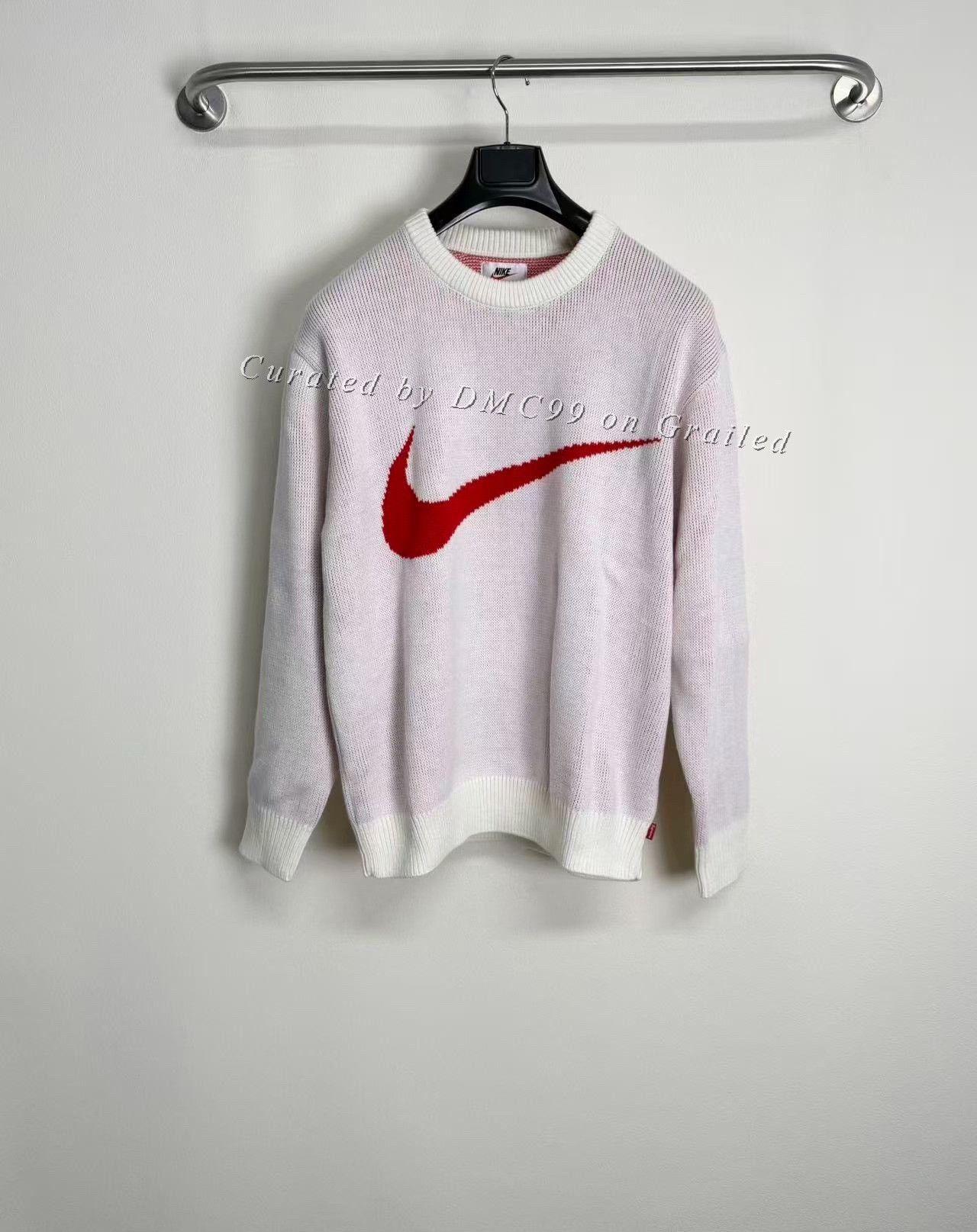 Supreme Supreme Nike Swoosh Knit Sweater Size US L / EU 52-54 / 3 - 1 Thumbnail