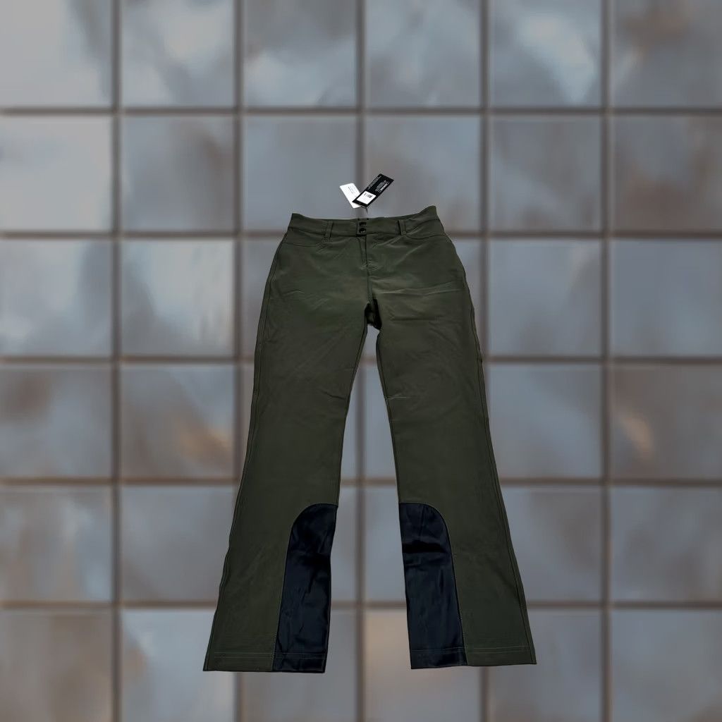 Olive NWT Alp-n-Rock Naomi Straight Leg Pants Olive Size Medium Olive Green Nylon Spandex Dress Pants Front Flat Front Comfort Stretch Womens Pants Size 32" / US 10 / IT 46 - 1 Thumbnail
