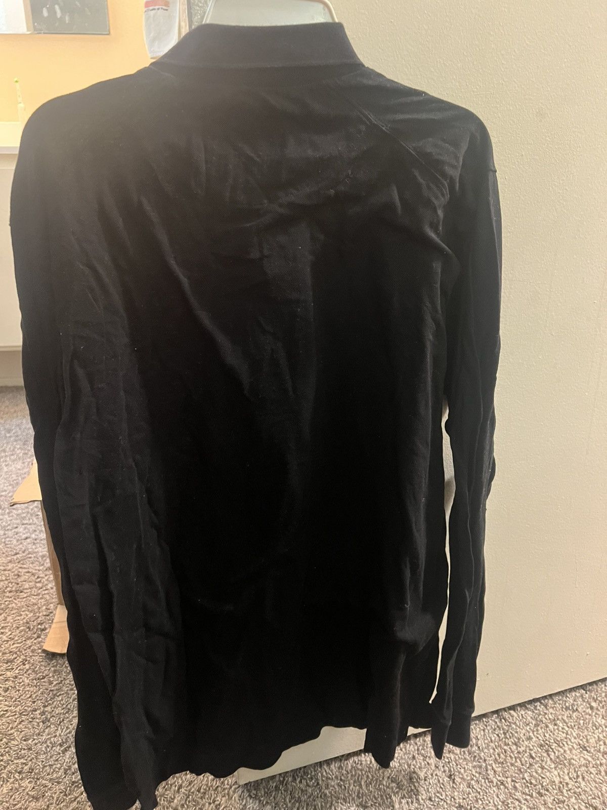 Y-3 Y-3 BLACK LONG SLEEVE POLO Size US S / EU 44-46 / 1 - 3 Thumbnail