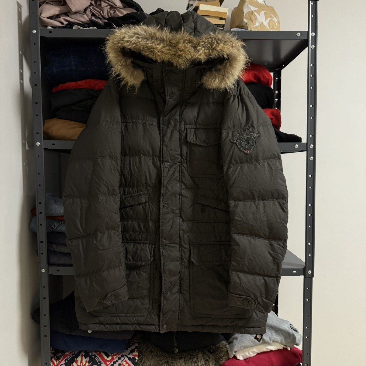 Bogner Vintage Down Jacket Fur Bogner Fire+Ice Size US XL / EU 56 / 4 - 1 Thumbnail