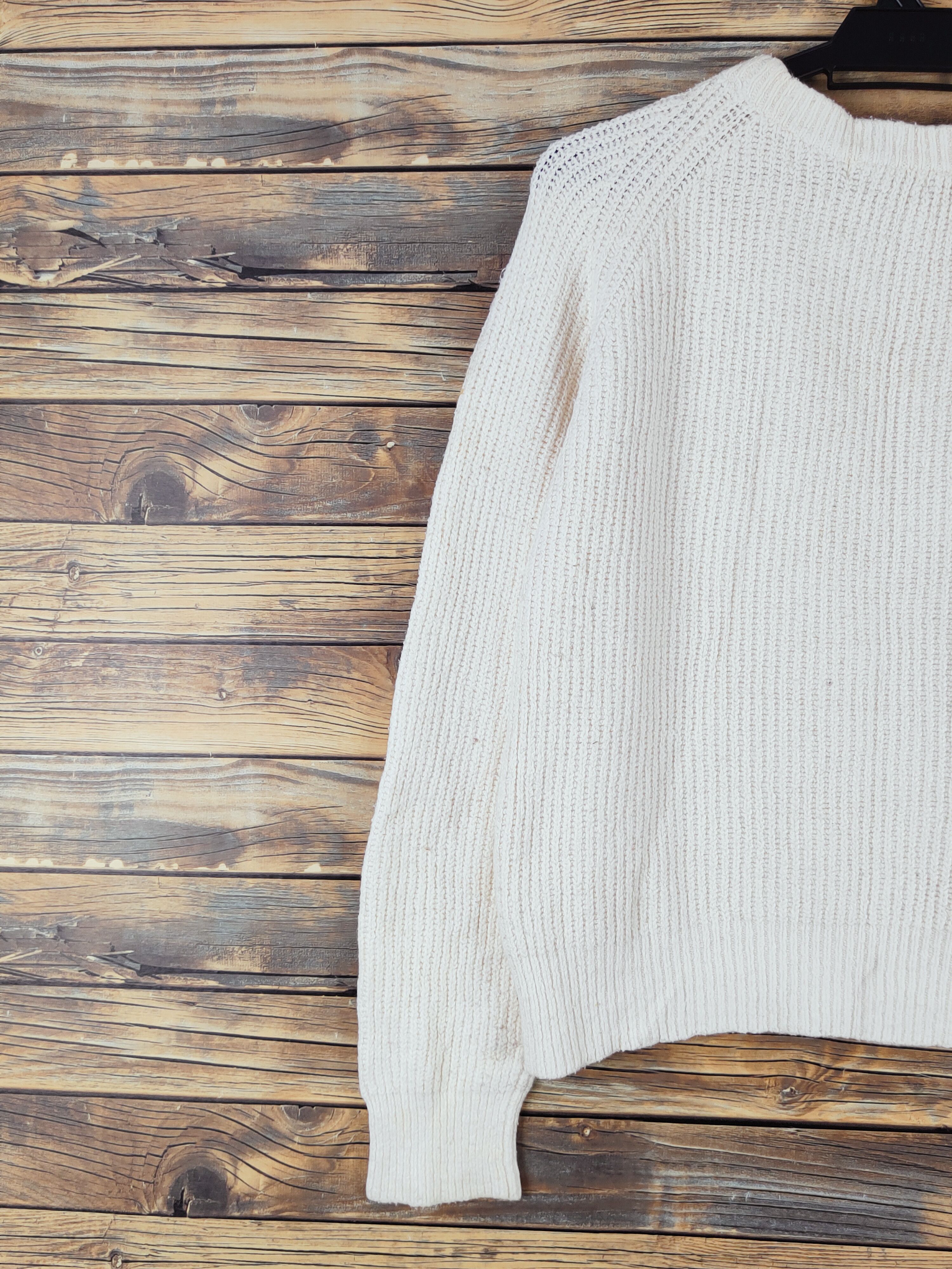 Aran Isles Knitwear × Japanese Brand × Vintage Afternoontea Cream Knitwear Sweatshirts #W987 Size M / US 6-8 / IT 42-44 - 8 Thumbnail
