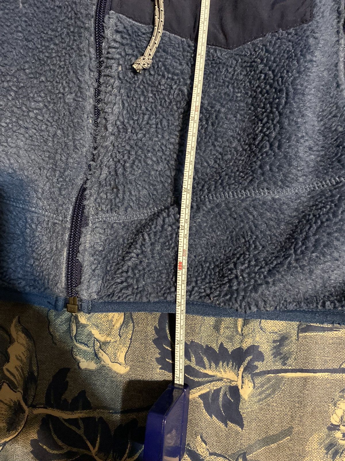 Patagonia × Vintage Vintage Patagonia Deep Pile Retro X Blue Fleece Jacket Size US S / EU 44-46 / 1 - 10 Thumbnail