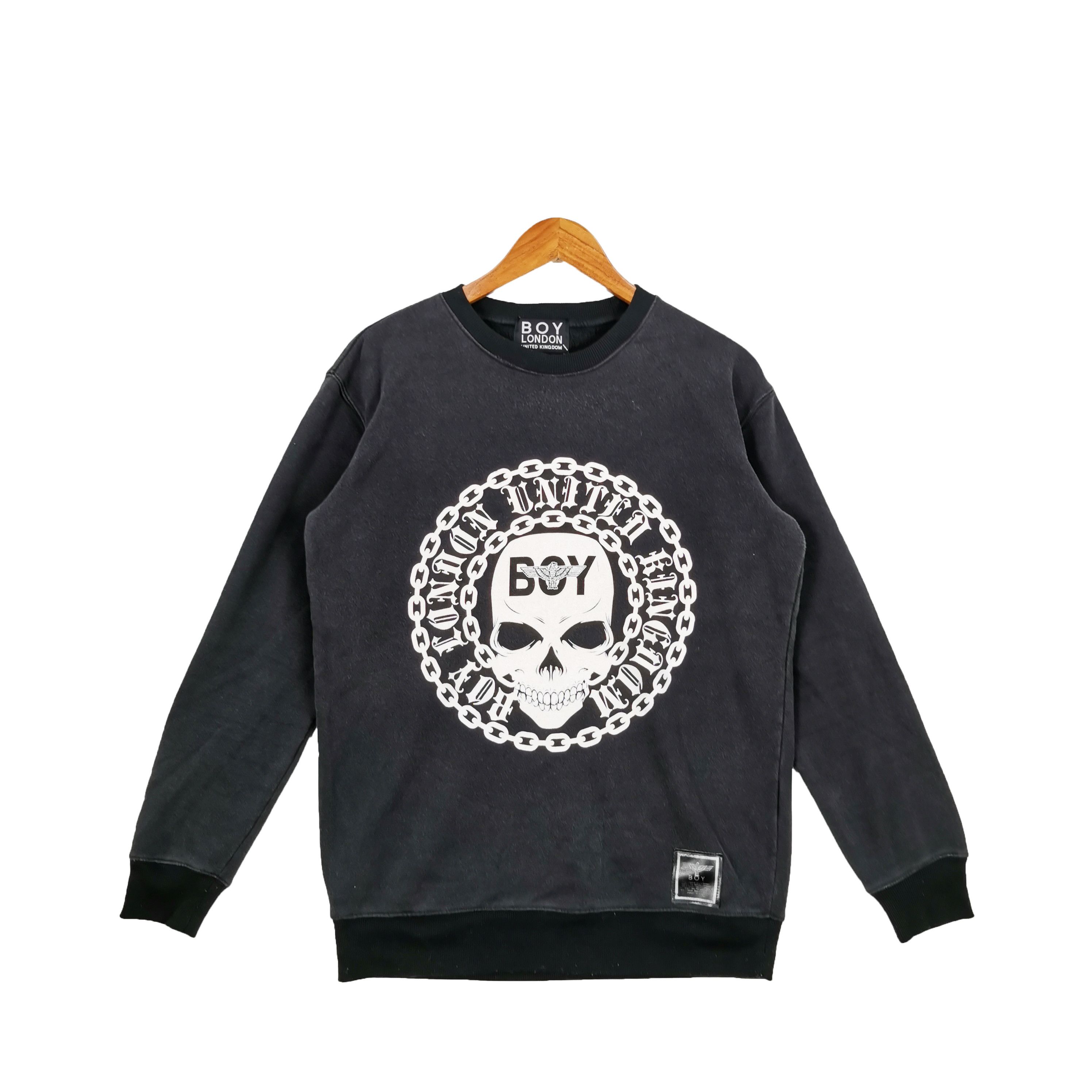 Vintage Boy London Sweater Boy London Skulls Sweatshirt