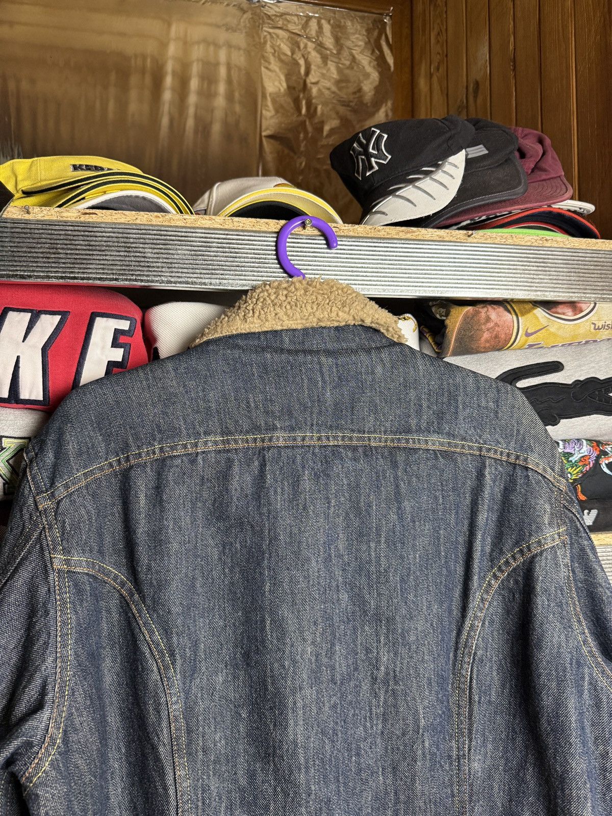 Diesel Diesel Denim Sherpa Jacket Jeans Avant-Garde Japan Size US L / EU 52-54 / 3 - 9 Thumbnail