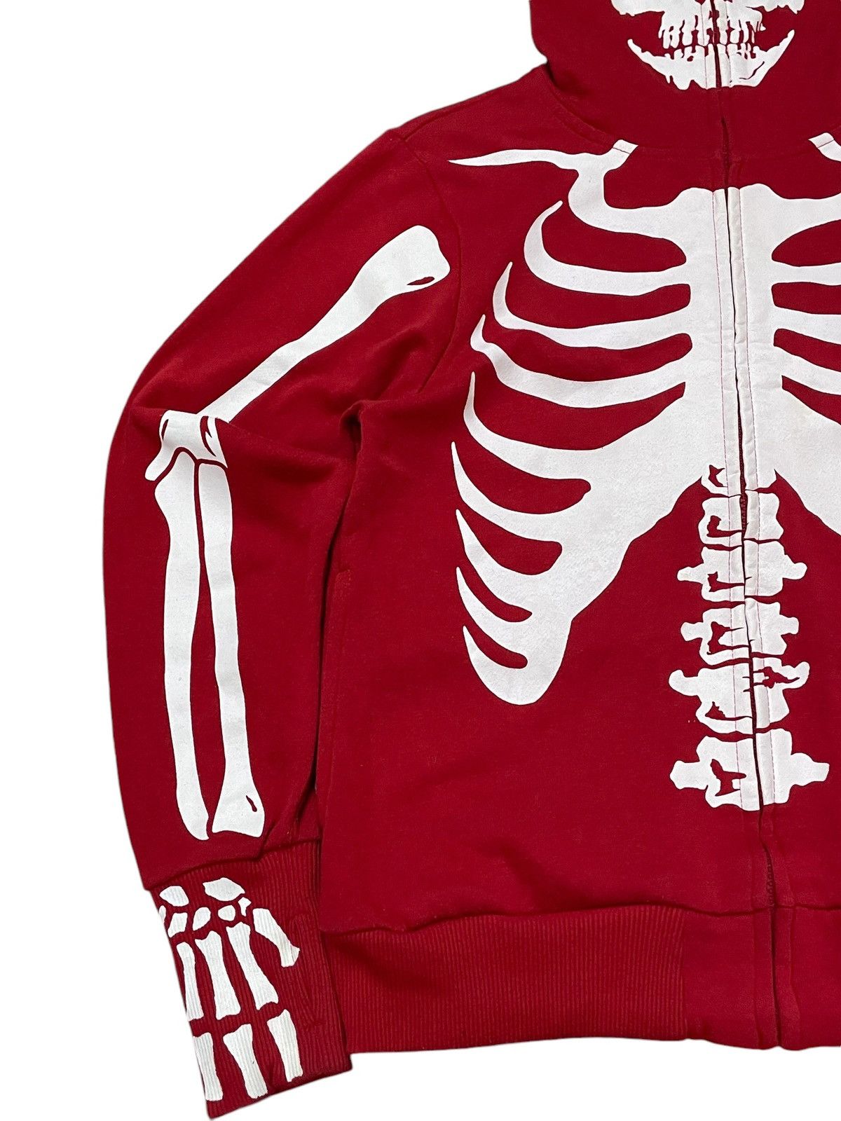 Japanese Brand Clash Head Japan Skeleton Full Zip Up Hoodie Size US S / EU 44-46 / 1 - 5 Thumbnail