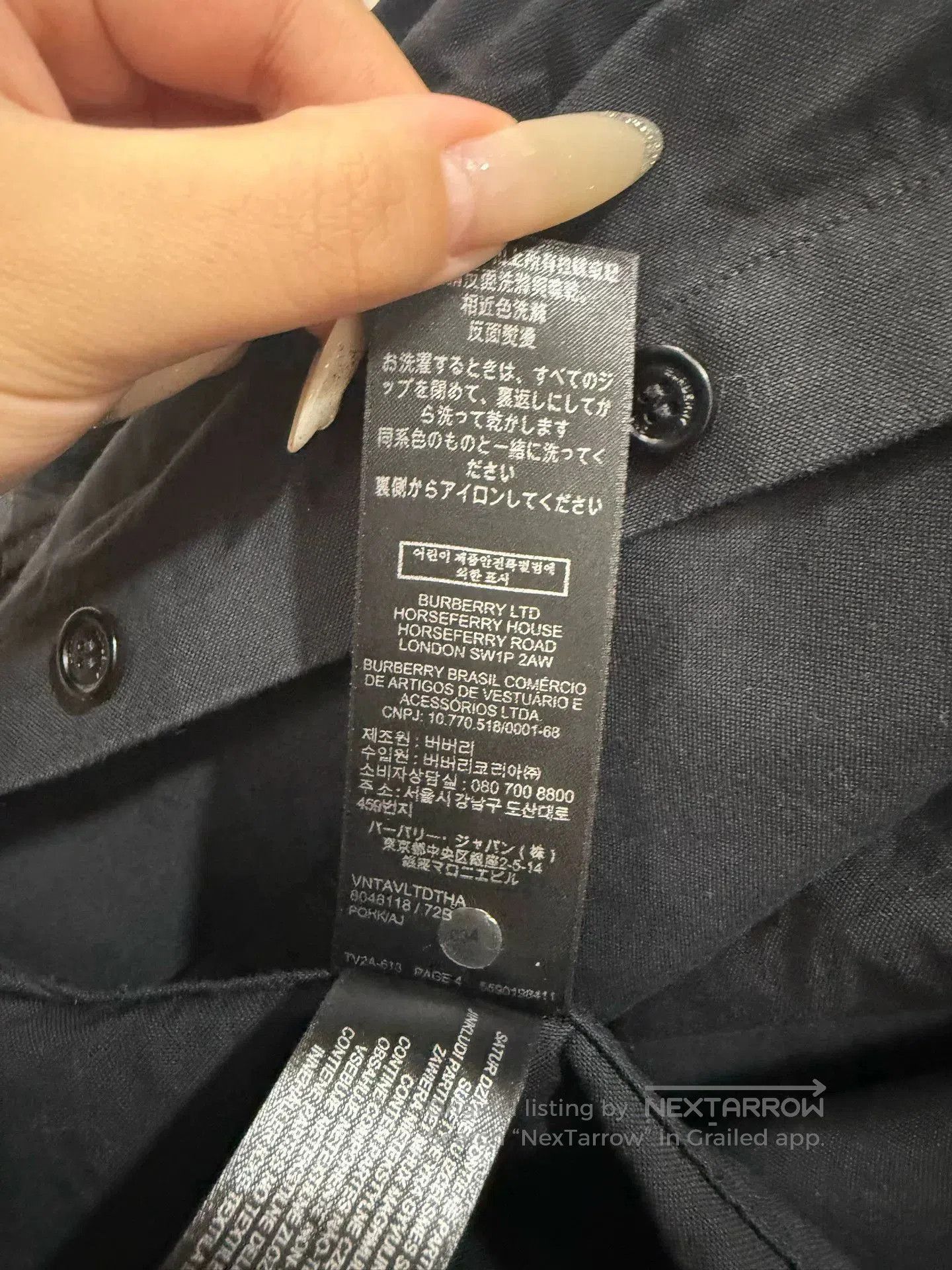 Burberry Burberry Black Long. Size US XL / EU 56 / 4 - 7 Thumbnail