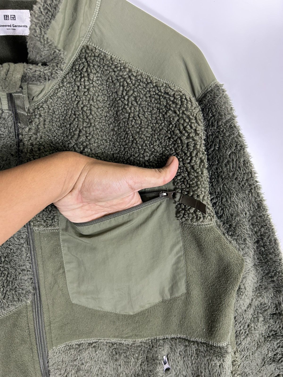 Engineered Garments × Japanese Brand × Uniqlo 🔥Engineered Garments❌Uniqlo Fleece Zipper Jacket Size US L / EU 52-54 / 3 - 6 Thumbnail