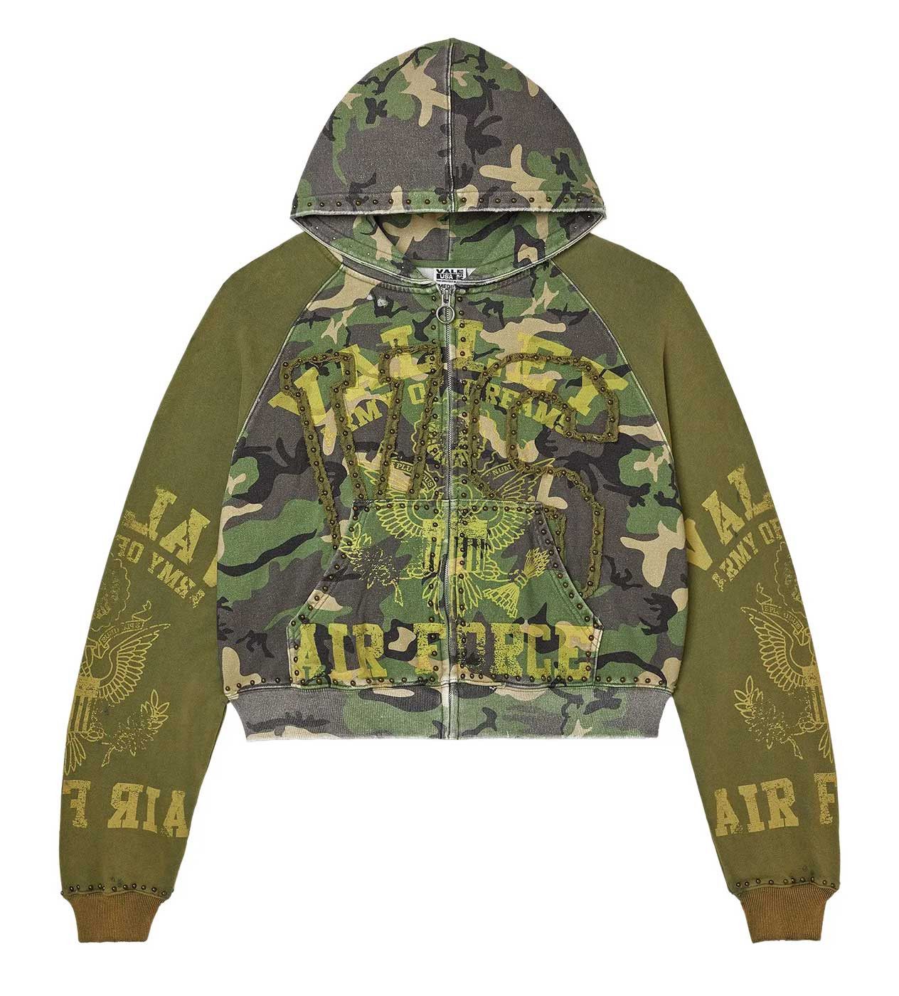 Vale Forever Camo Terrain Zip Up Hoodie Green Size US L / EU 52-54 / 3 - 1 Thumbnail