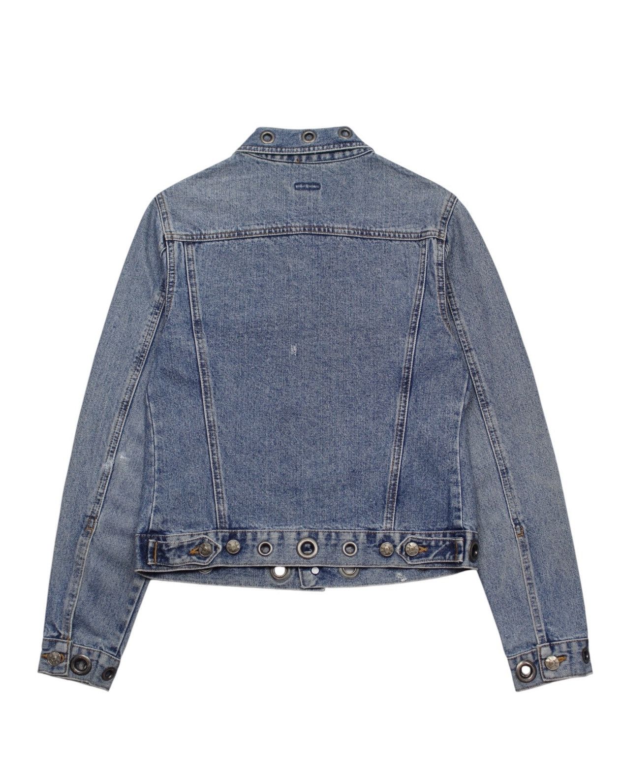 Anna Sui 2000S ANNA SUI GROMMETED DENIM JACKET Size M / US 6-8 / IT 42-44 - 2 Thumbnail