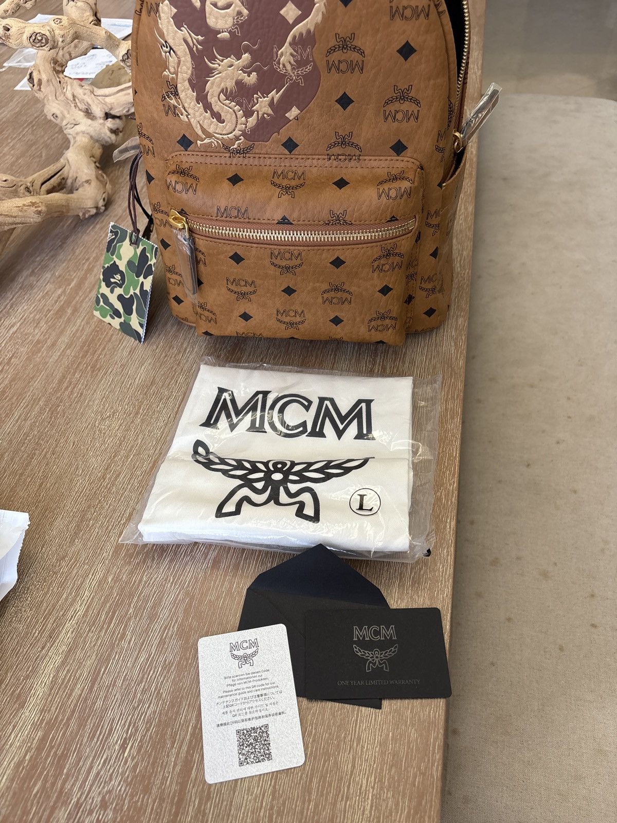 Bape × MCM Bape x MCM lunar year collab Size ONE SIZE - 9 Thumbnail
