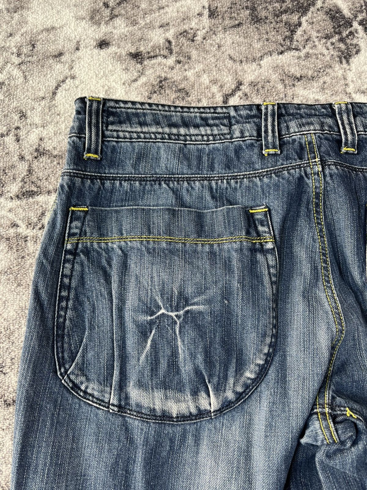 Other Kemitch Distressed Slim Biker Jeans Y2K Italy Size US 37 - 12 Thumbnail