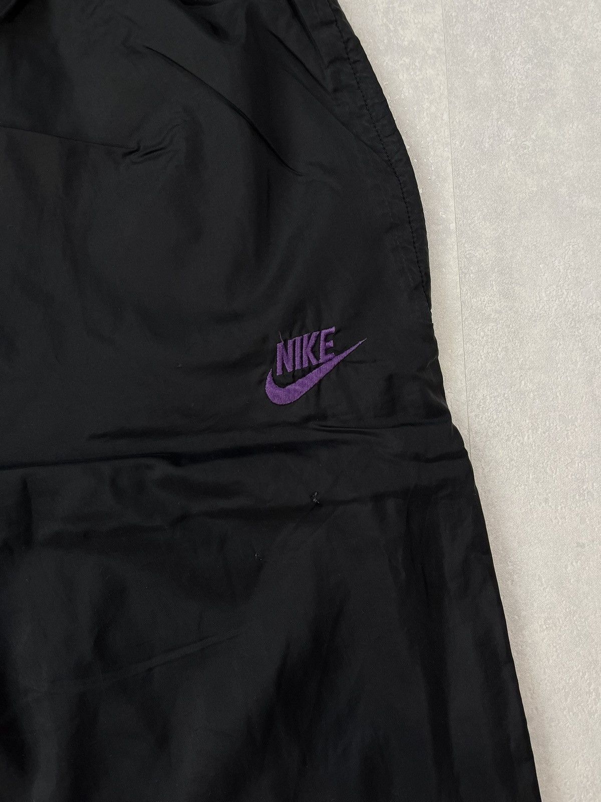 Nike × Vintage 90s Nike Retro Logo Vintage Y2K Parachute Nylon Pants Size US 30 / EU 46 - 2 Thumbnail