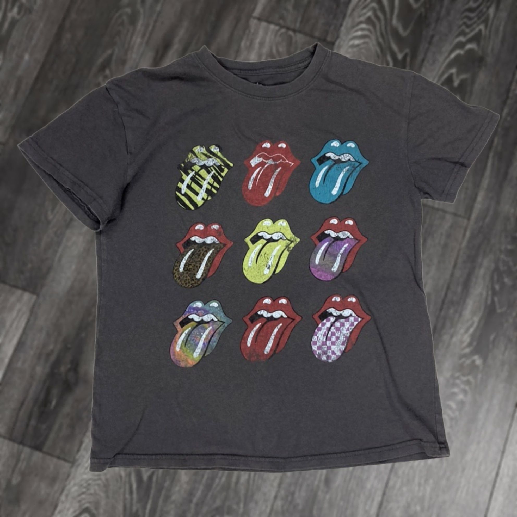 Vintage VINTAGE The Rolling Stones Graphic T-shirt Women Small Gray Short Sleeve Music Size S / US 4 / IT 40 - 1 Thumbnail