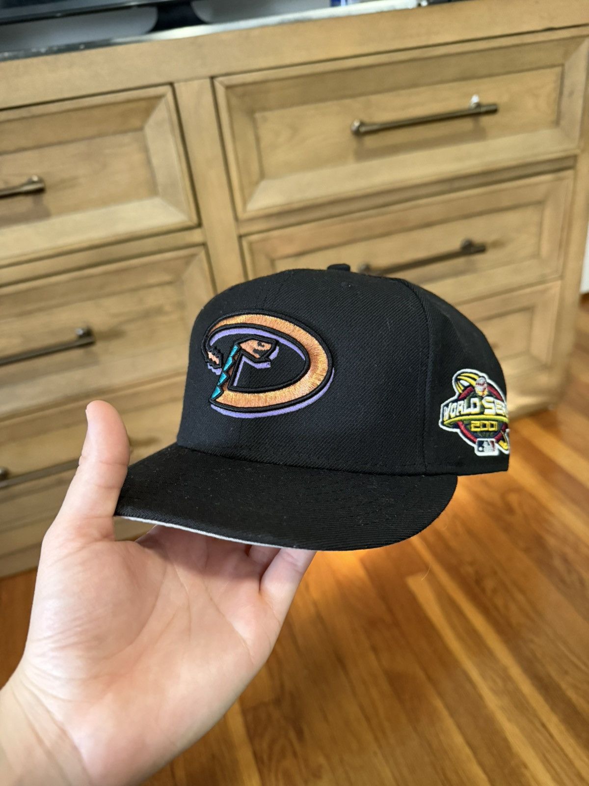 Hat Club Diamondbacks Hat Club 7 3/8 Grey Brim Size ONE SIZE - 1 Thumbnail
