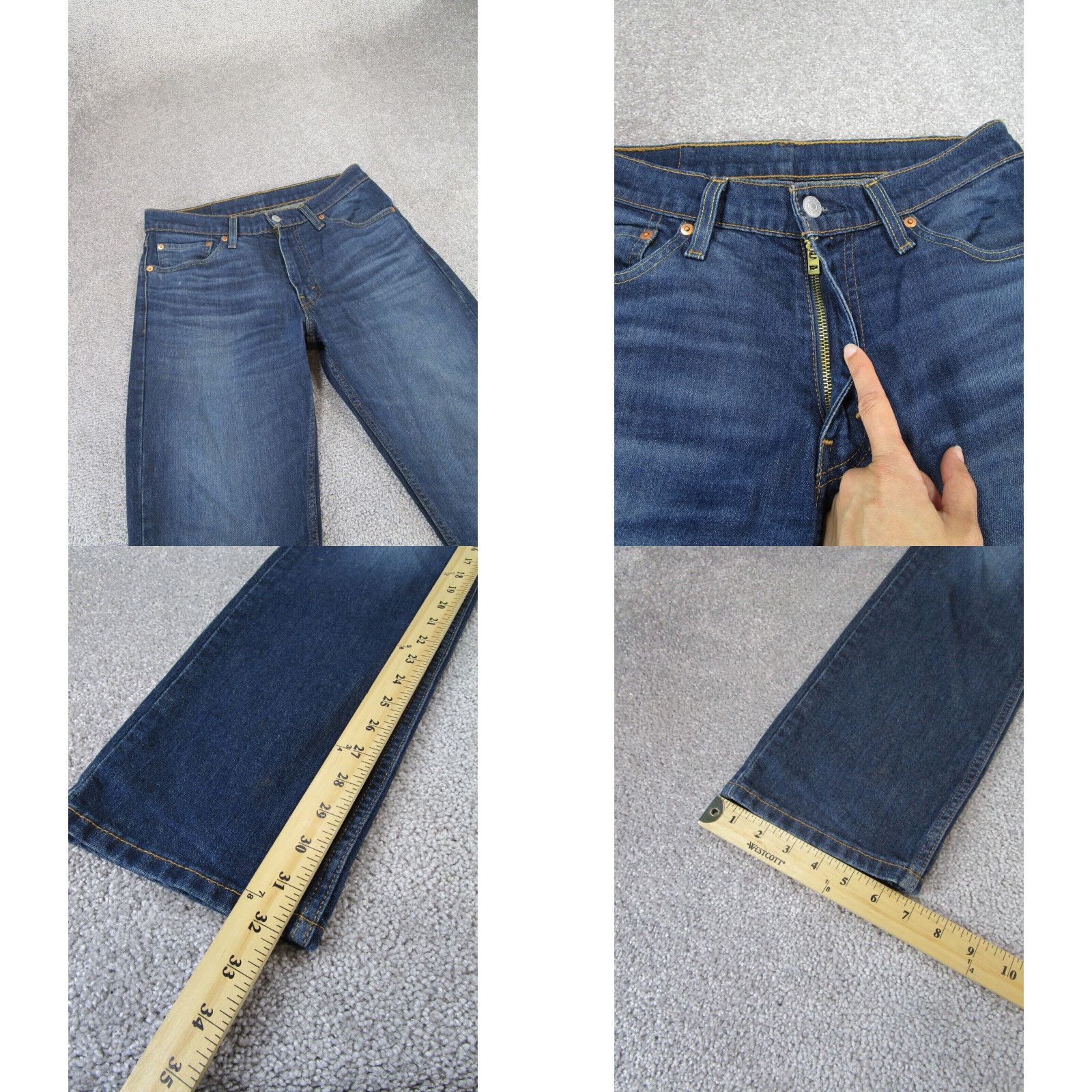 Levi s Levis 513 Jeans Mens 32 Dark Wash Denim Slim Straight 32X32 Grailed