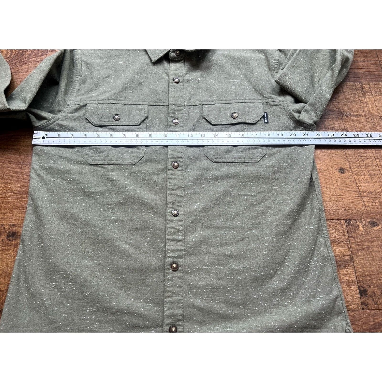Dakine DAKINE Flannel Shirt Men L Button-Up Ashland Tarmac Green Long Sleeve Outdoor Pockets All Seasons Cotton-Polyester 610934166026 Size US L / EU 52-54 / 3 - 6 Thumbnail