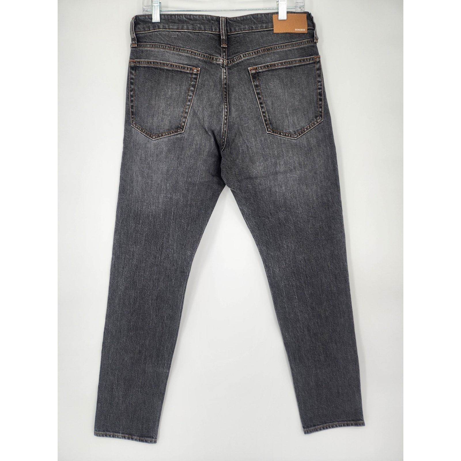 Bonobos Bonobos Men's Grey Slim Taper Fit Denim Jeans Size 32×32 Size US 32 / EU 48 - 2 Thumbnail