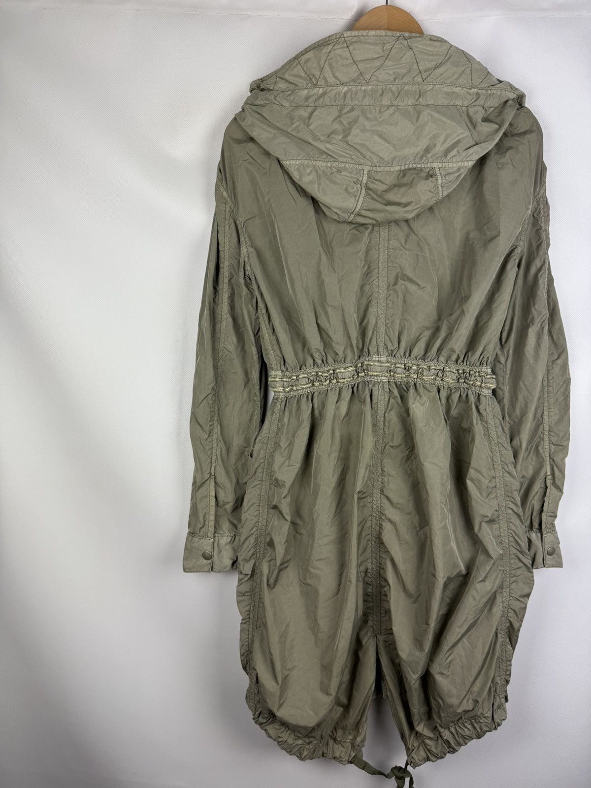 Diesel × Vintage Diesel Vintage Y2K Ladies Nylon Fishtail Hooded Parka Jacket Size M / US 6-8 / IT 42-44 - 11 Thumbnail