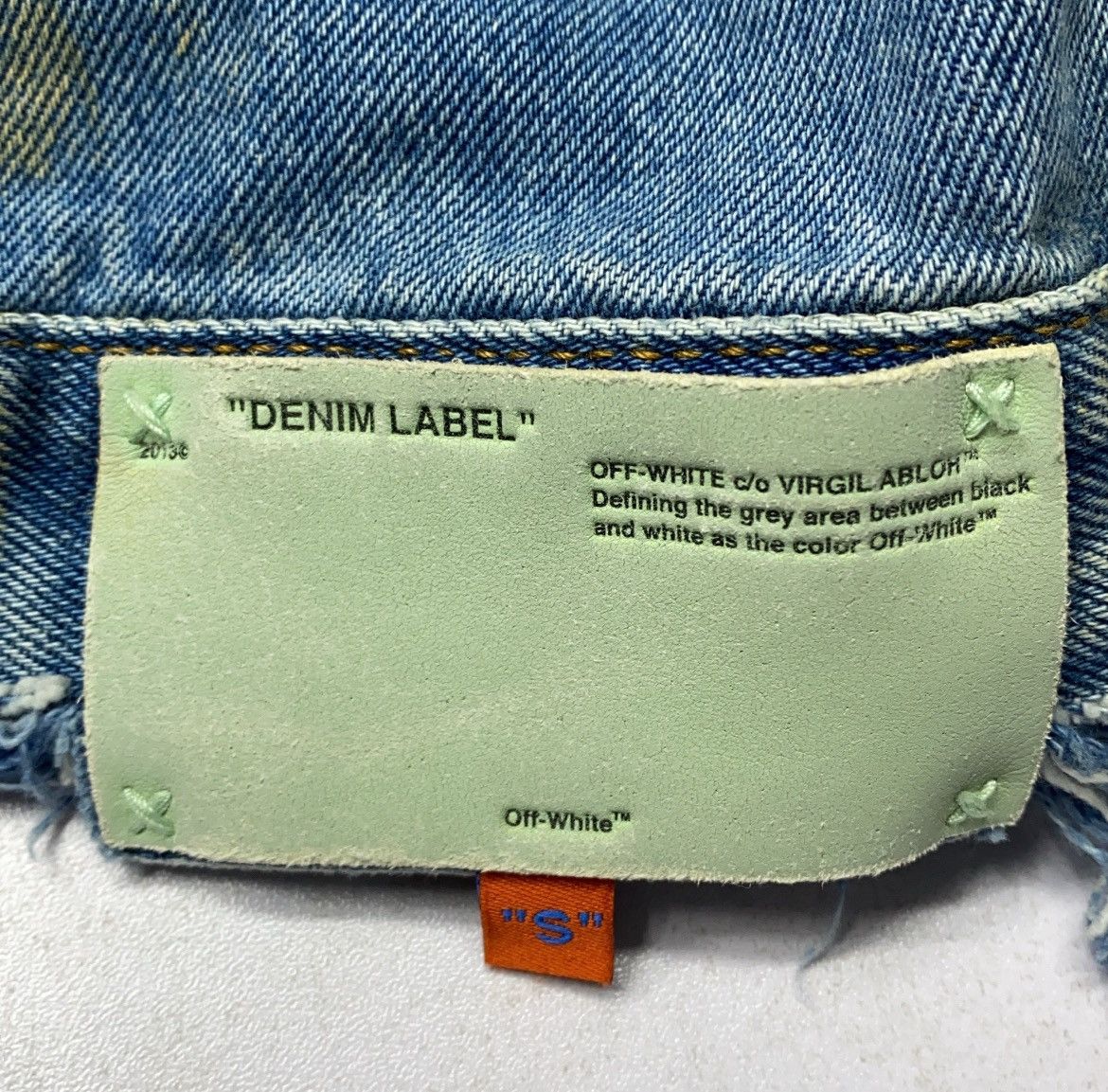 Off-White OFF-WHITE Distressed Denim Jacket FW21 Size US S / EU 44-46 / 1 - 6 Thumbnail