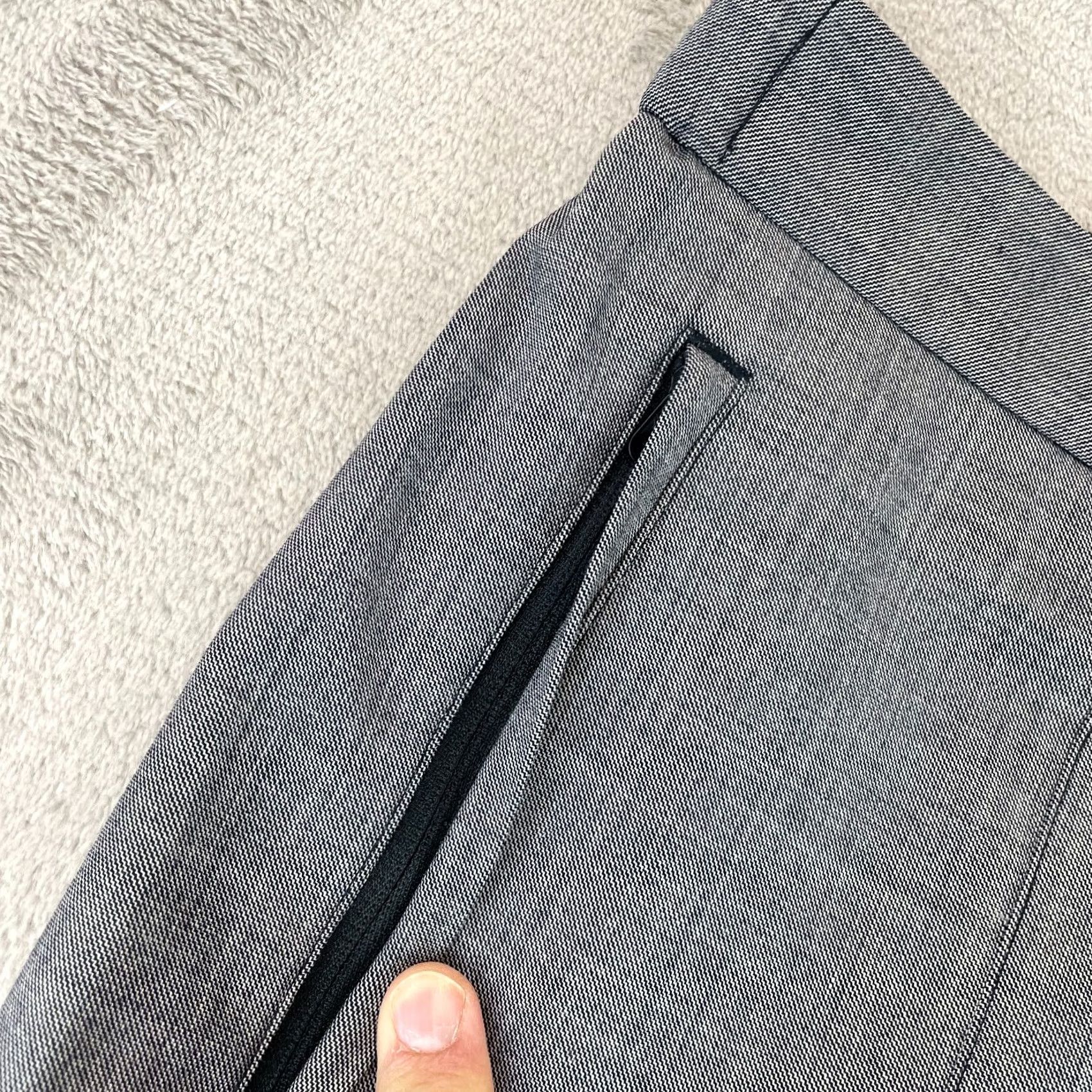 Theory Theory Pants Men 31x30 Gray Wool Blend Ace Illeston Ankle Zip Tapered Fit Size US 31 - 4 Thumbnail