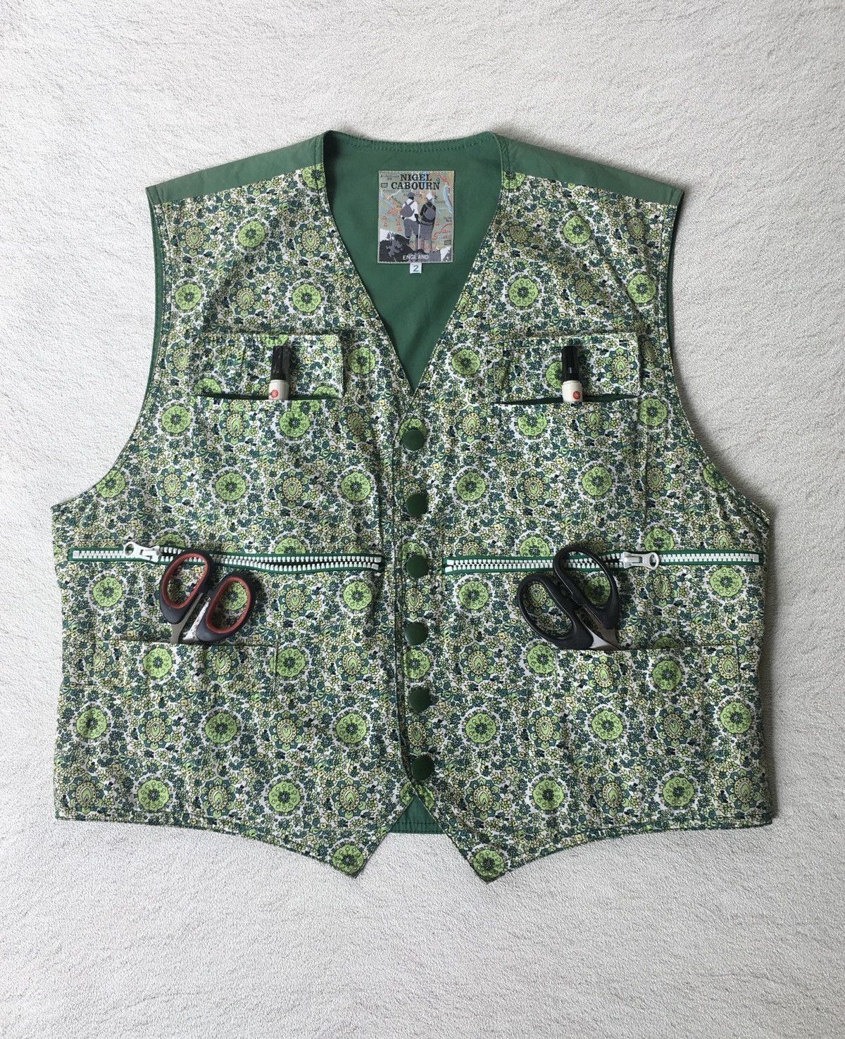 Nigel Cabourn Vest Nigel Cabourn Multi Pocket Size US M / EU 48-50 / 2 - 1 Thumbnail