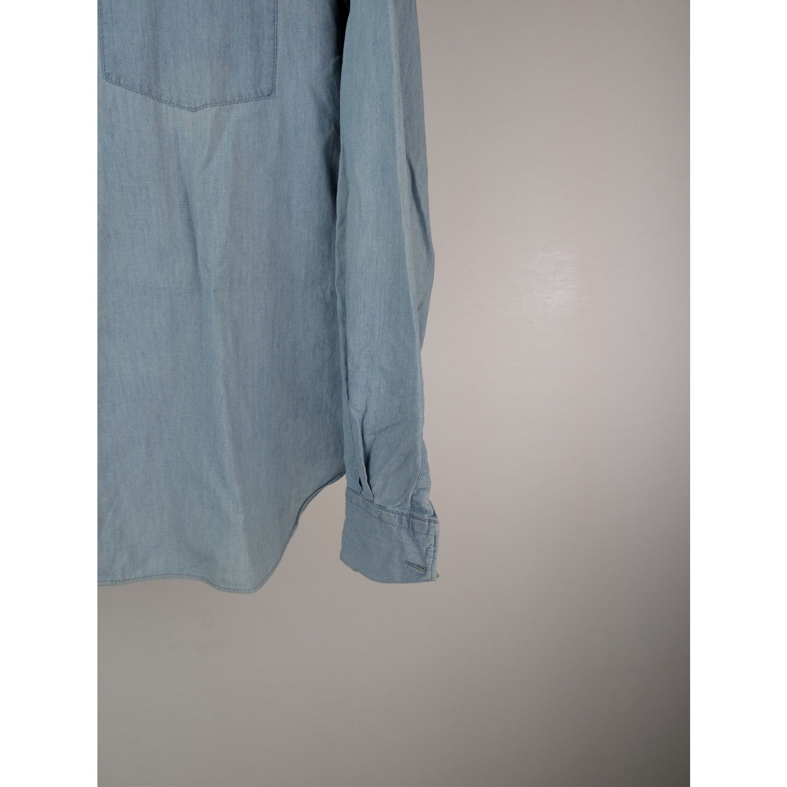 Aspesi o1rshd1 CC20 Casual shirt Sedici Shirt in Light Denim Blue Size US M / EU 48-50 / 2 - 5 Thumbnail