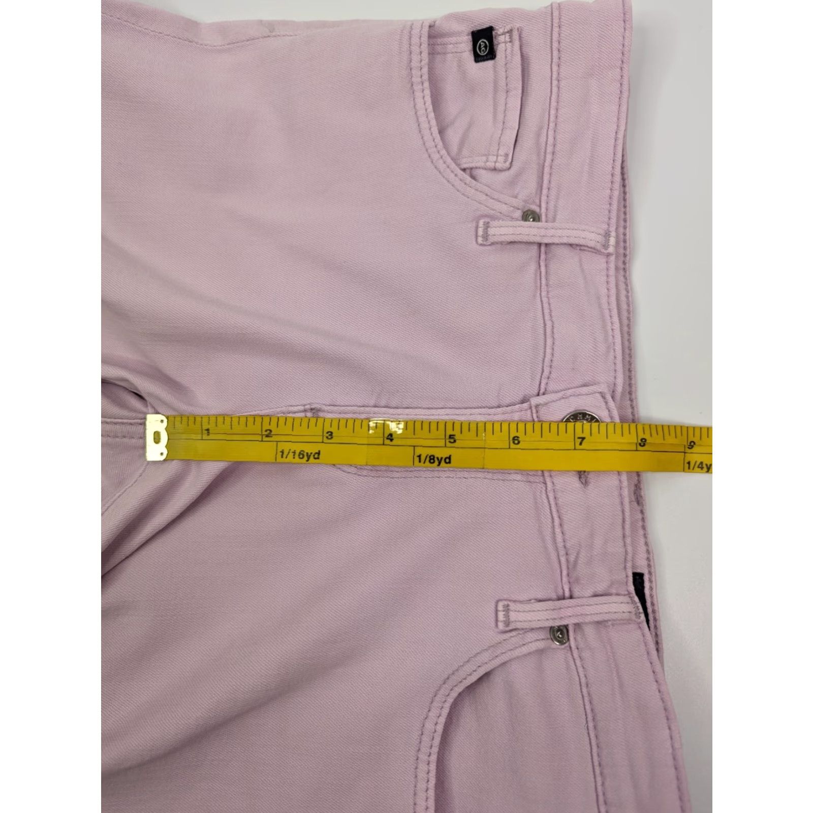 Denime VINTAGE AG Adriano Goldschmied Stevie Pink Denim Jeans Slim Straight 28R Womens Size ONE SIZE - 7 Thumbnail