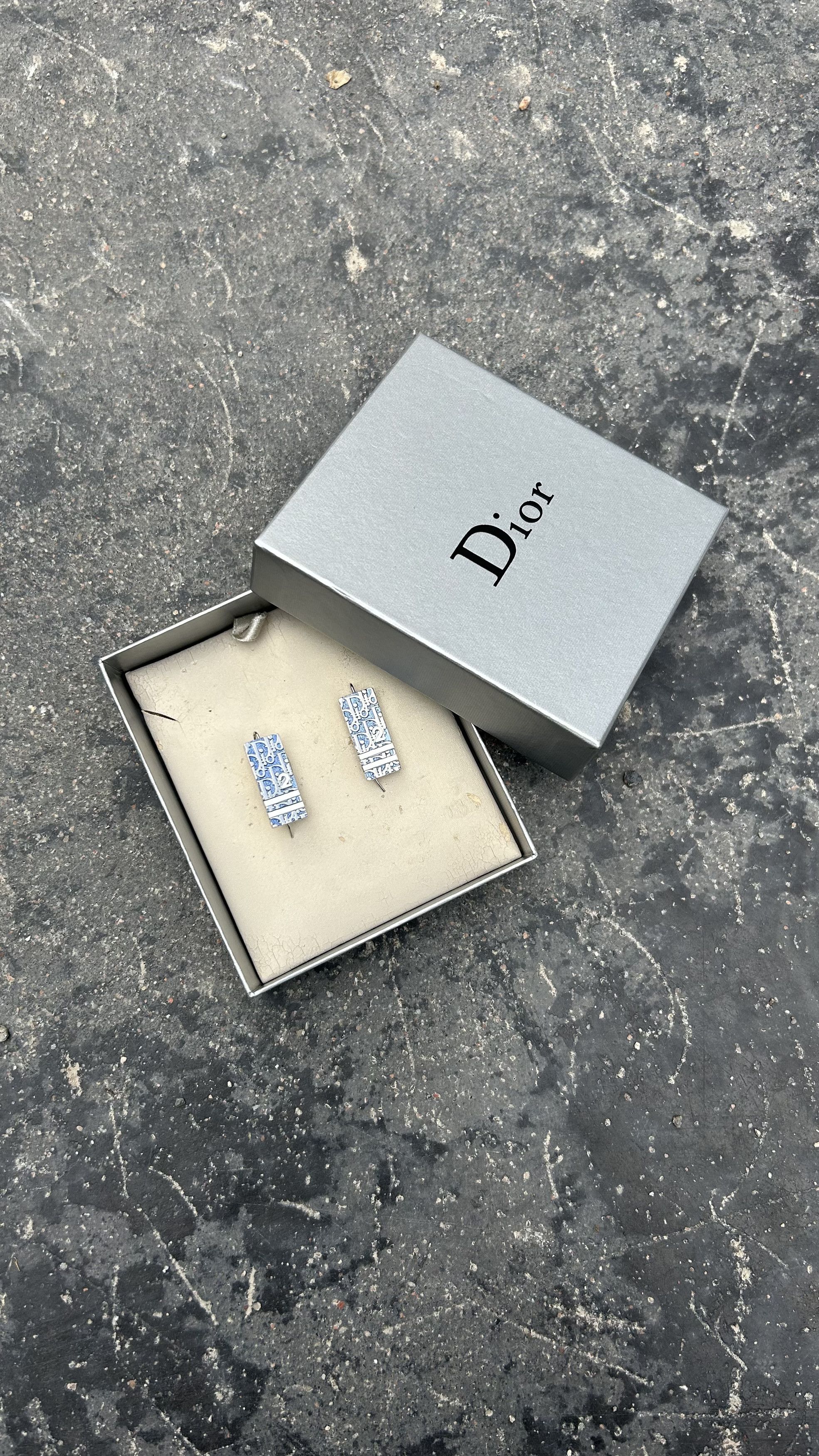 image of Dior Blue Trotter 2 Earrings, Women's