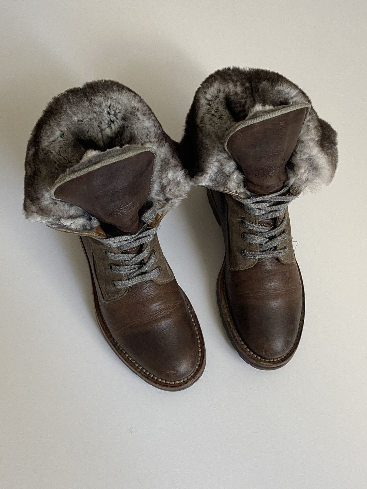 Brunello Cucinelli Brunello Cucinelli Shearling Lined Leather Winter Boots Y2k Size US 8 / IT 38 - 4 Thumbnail