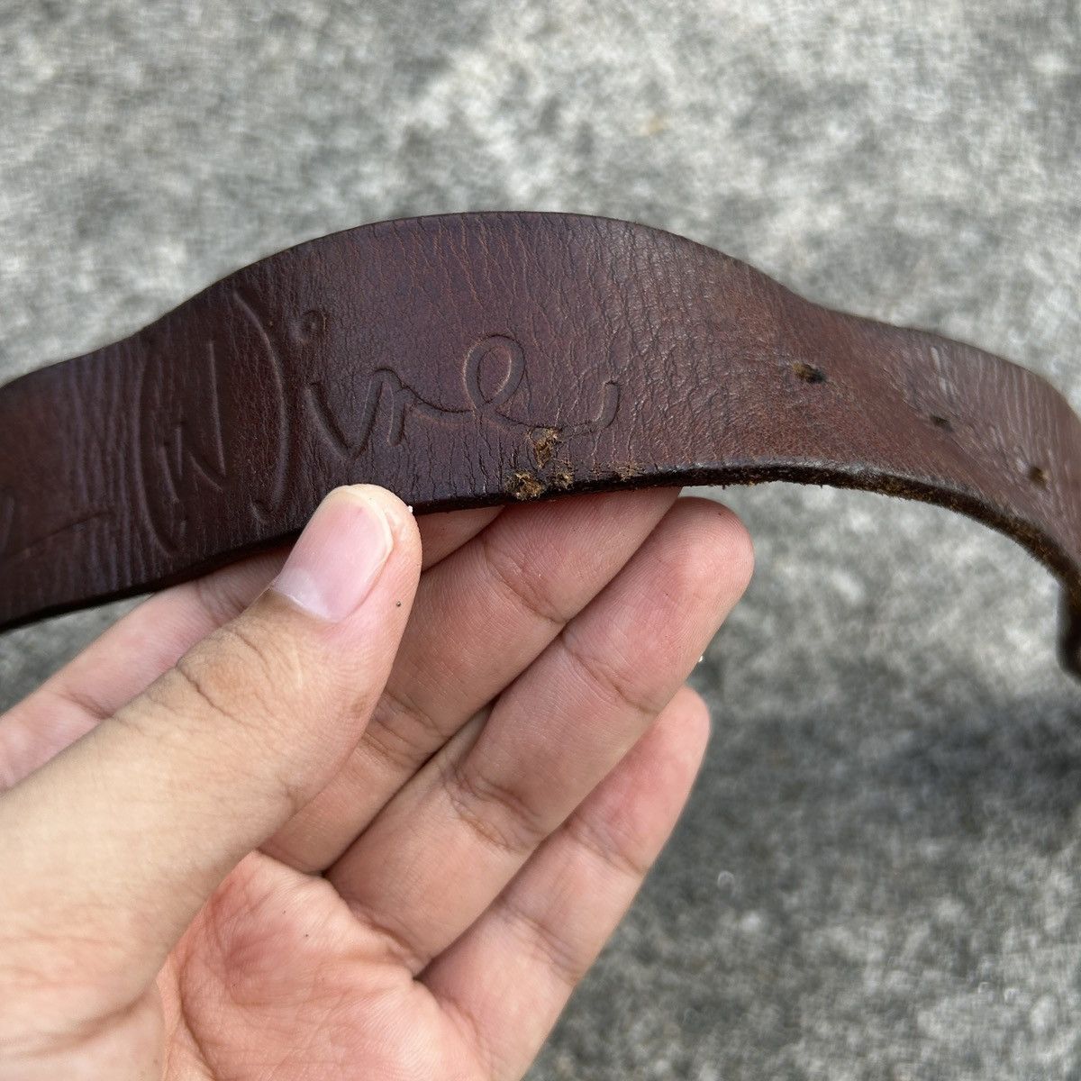 Kapital Vintage Number Nine leather belt Size ONE SIZE - 10 Thumbnail