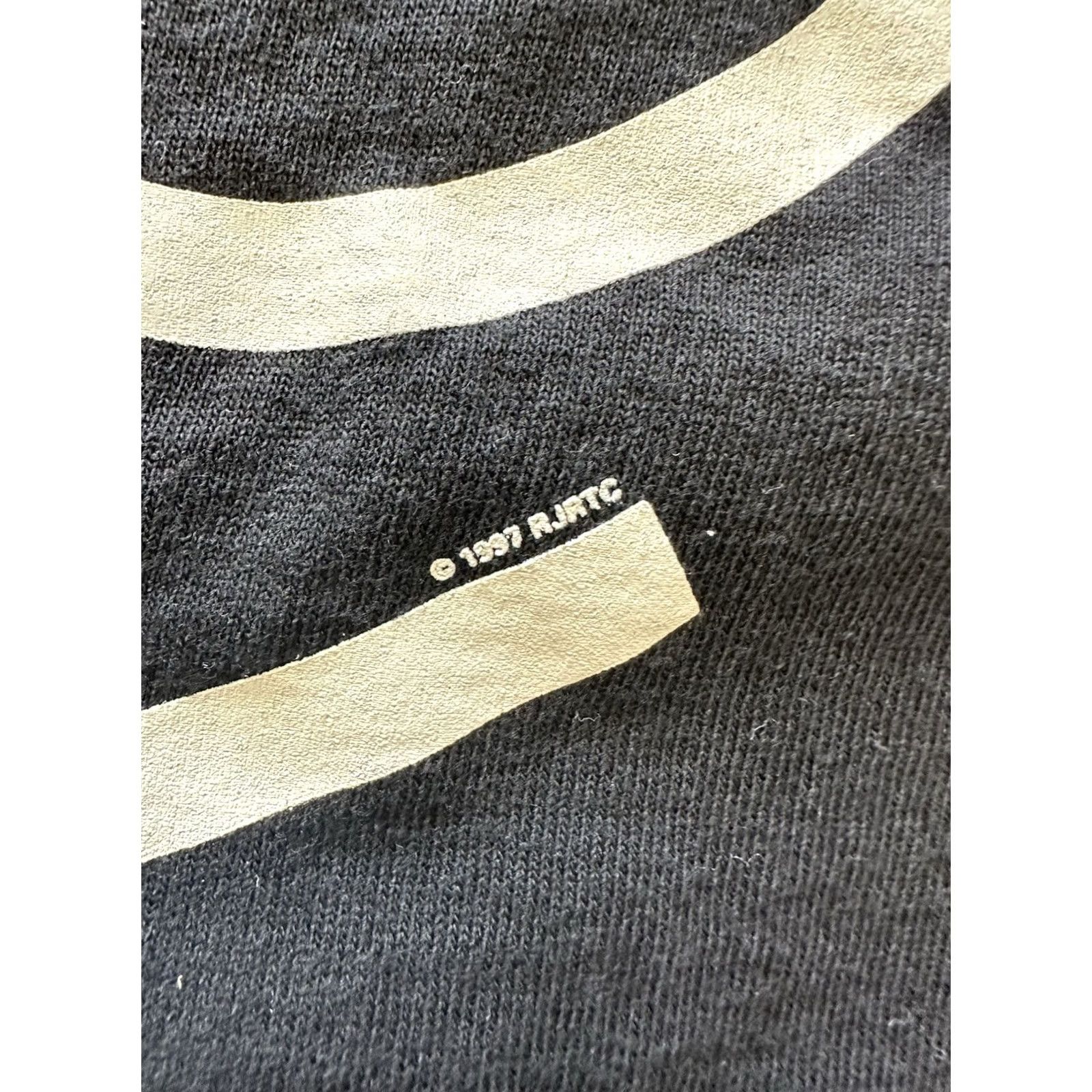 Camel VINTAGE 90s Camel Cigarettes Black Pocket Tee Shirt XL Mens NWOT Single Stitch Shirt Mens XL Black 90s Pocket Tee cigarettes Size US XL / EU 56 / 4 - 3 Thumbnail