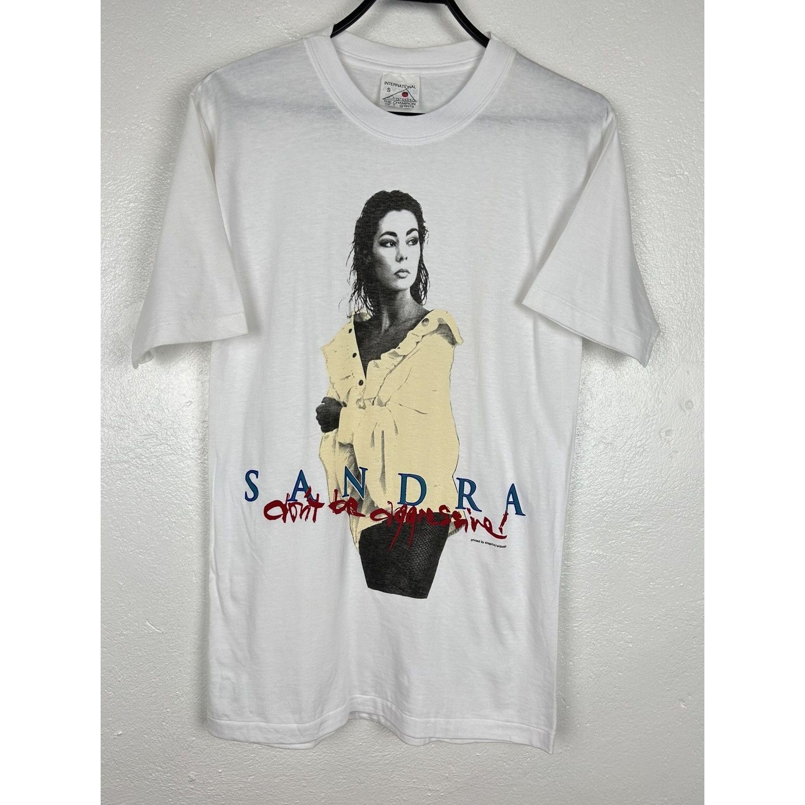 Band Tees 90s Vintage Sandra Don't Be Agressive 1992 Single Stitch Tee Size US S / EU 44-46 / 1 - 1 Thumbnail