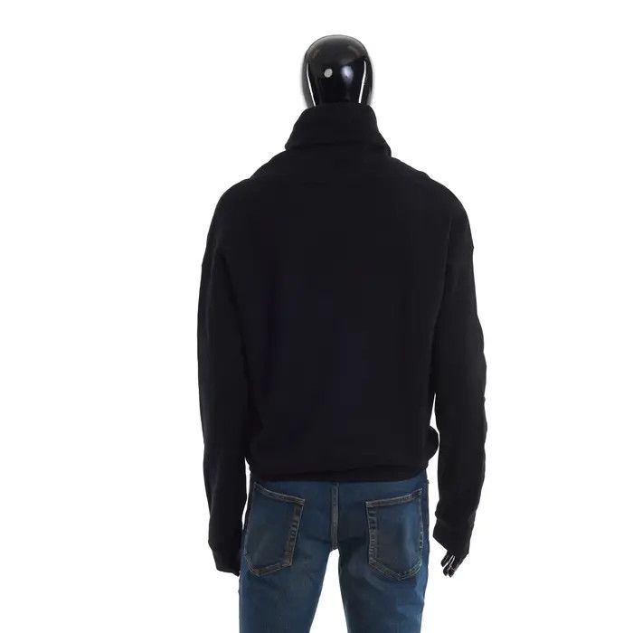 Saint Laurent Paris o1bcso1str0924 Shawl Neck Sweatshirt in Black Size US XS / EU 42 / 0 - 7 Thumbnail