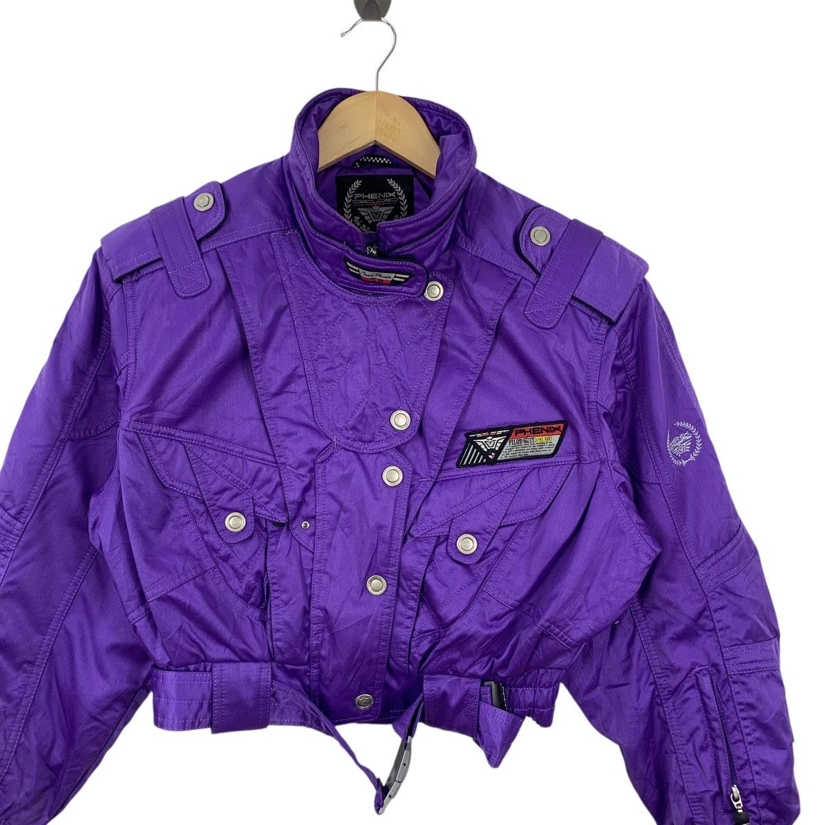 Phenix Vintage PHENIX JAPAN SKI Winter Hiking Outdoor Purple Jacket Size M / US 6-8 / IT 42-44 - 4 Thumbnail