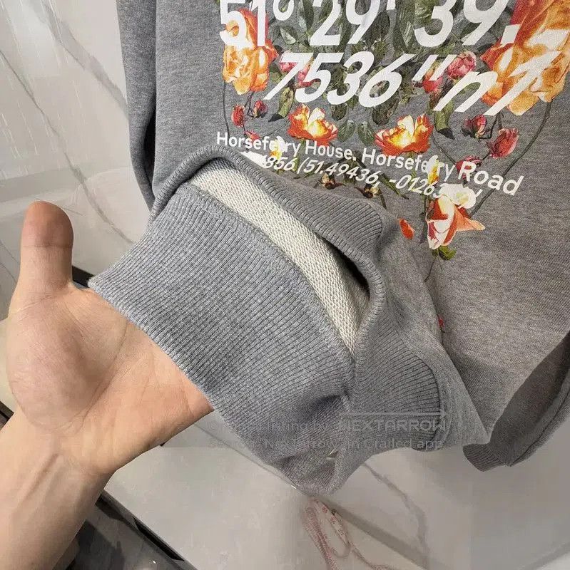 Burberry Burberry Limited Gray Hoodie for Men. Size US XS / EU 42 / 0 - 9 Thumbnail