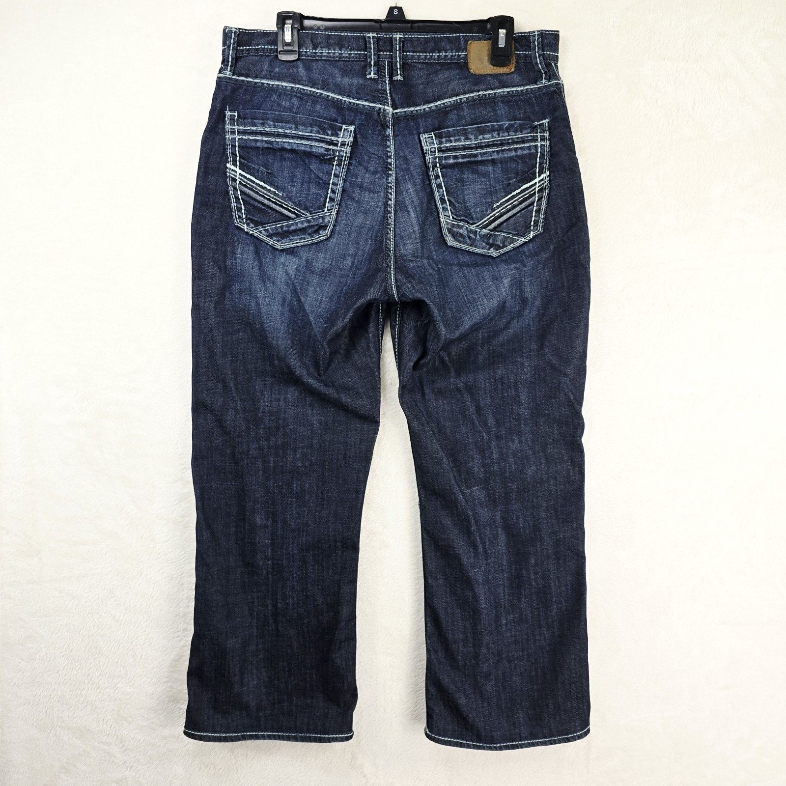 Other BKE Denim Tyler Straight Leg Blue Jeans 33R 33x26 Whiskers Size US 33 - 10 Thumbnail