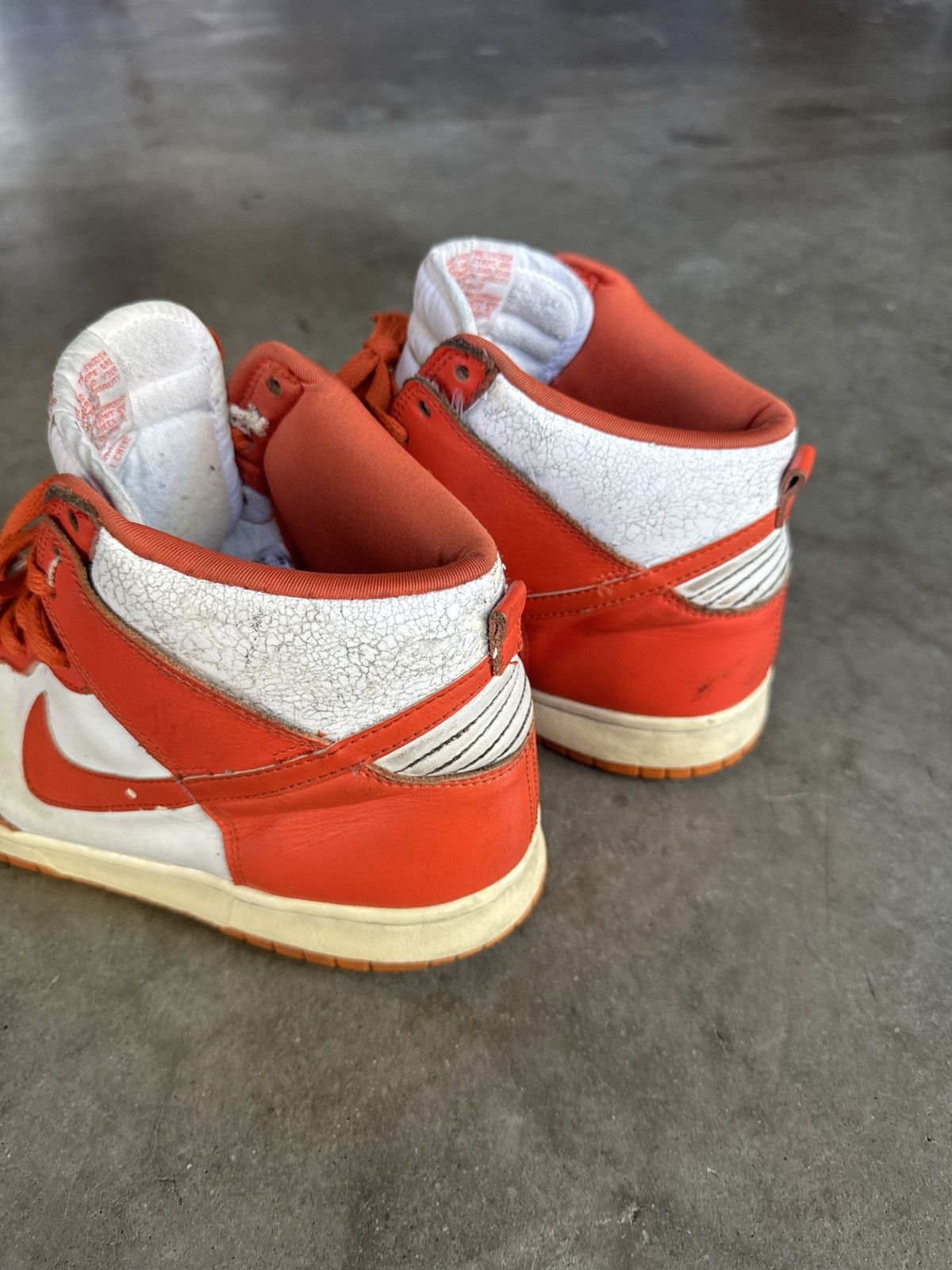 Nike 1999 Nike Dunk High LE Syracuse Orange Size 11 Size US 11 / EU 44 - 6 Thumbnail