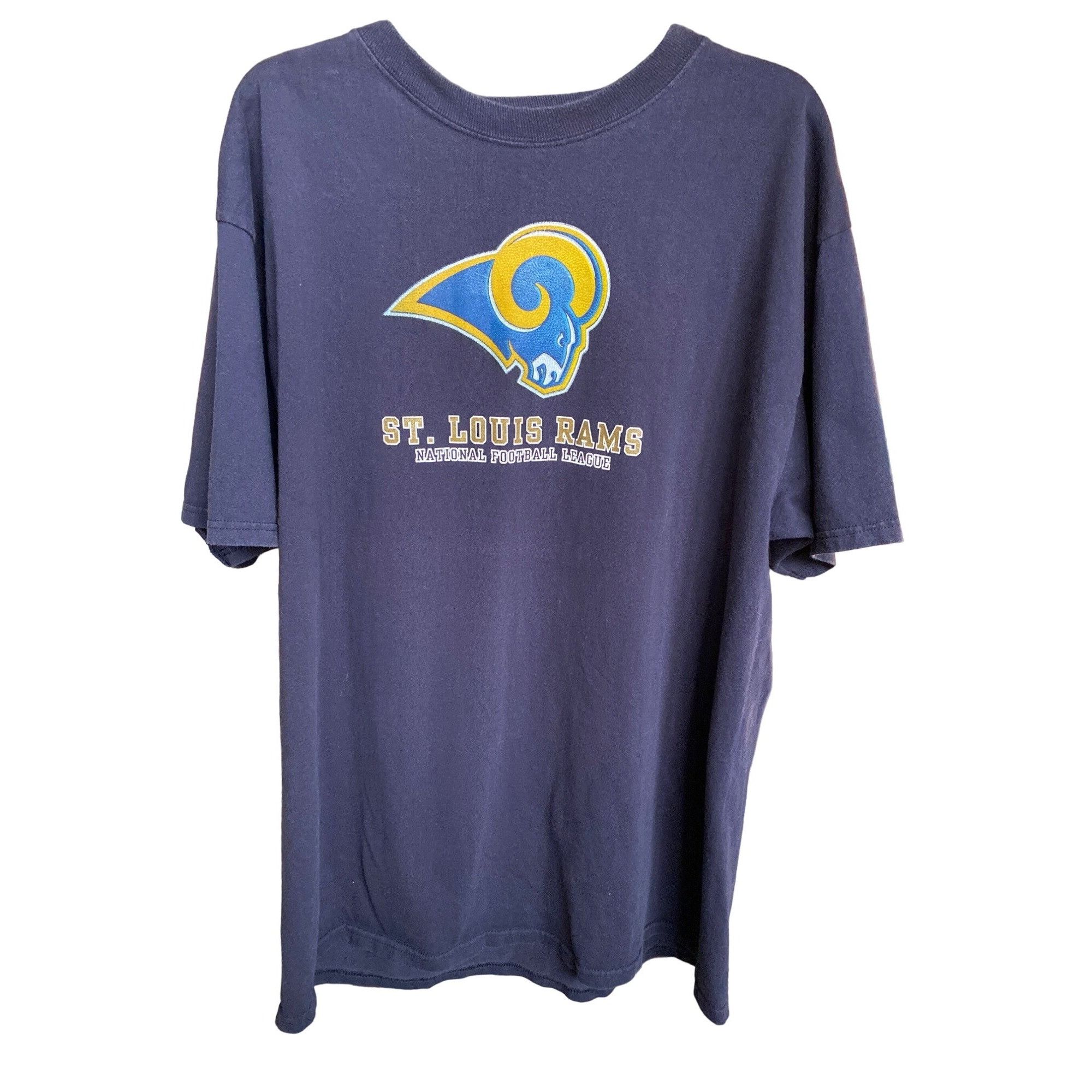 NFL Y2K NFL TEAM APPARAL MEN'S ST. LOUIS RAMS TEE SHIRT SZ 2XL Size US XXL / EU 58 / 5 - 1 Thumbnail