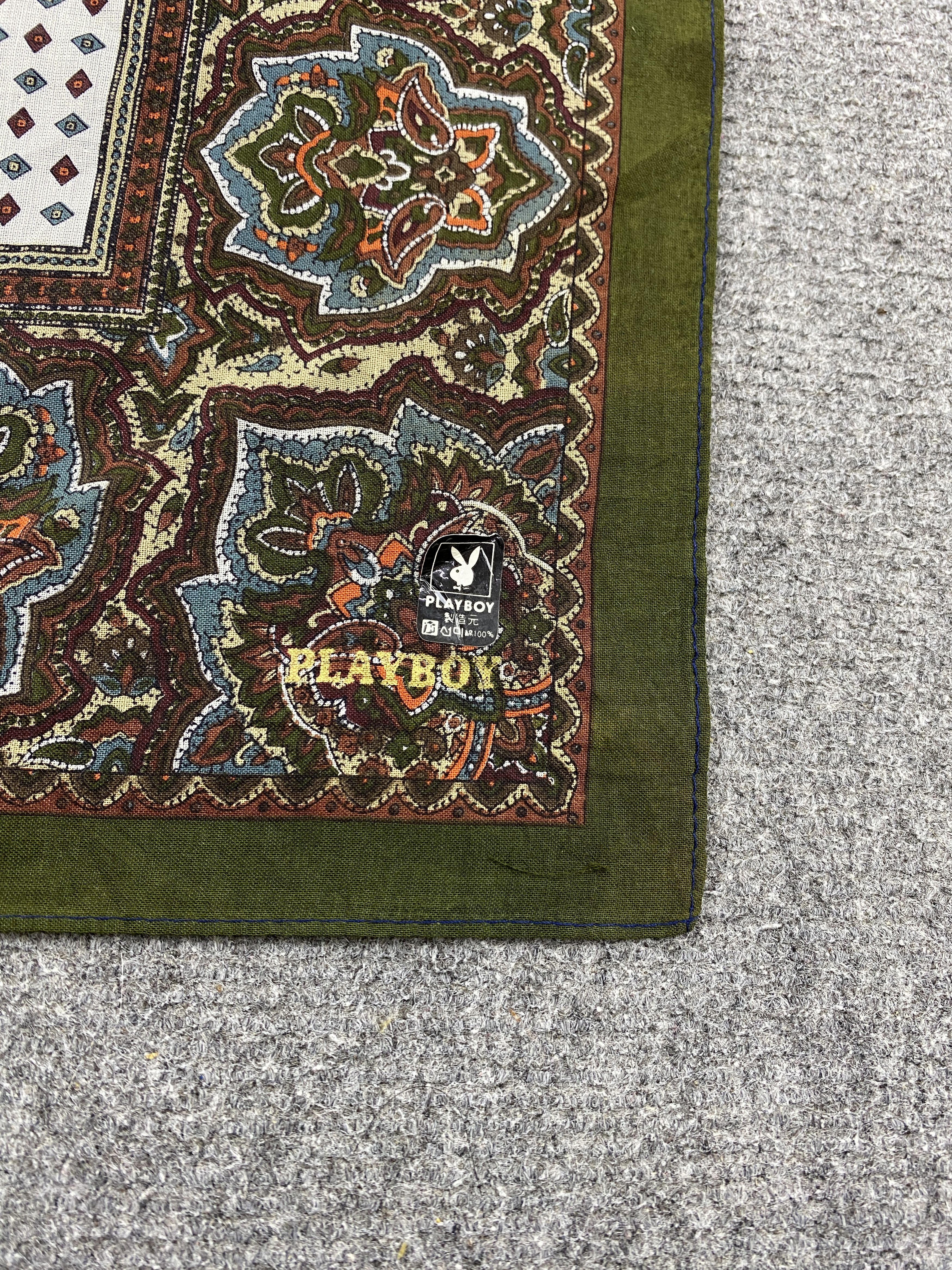 Playboy Vintage Playboy Handkerchief / Neckerchief HKC1153 Size ONE SIZE - 6 Thumbnail