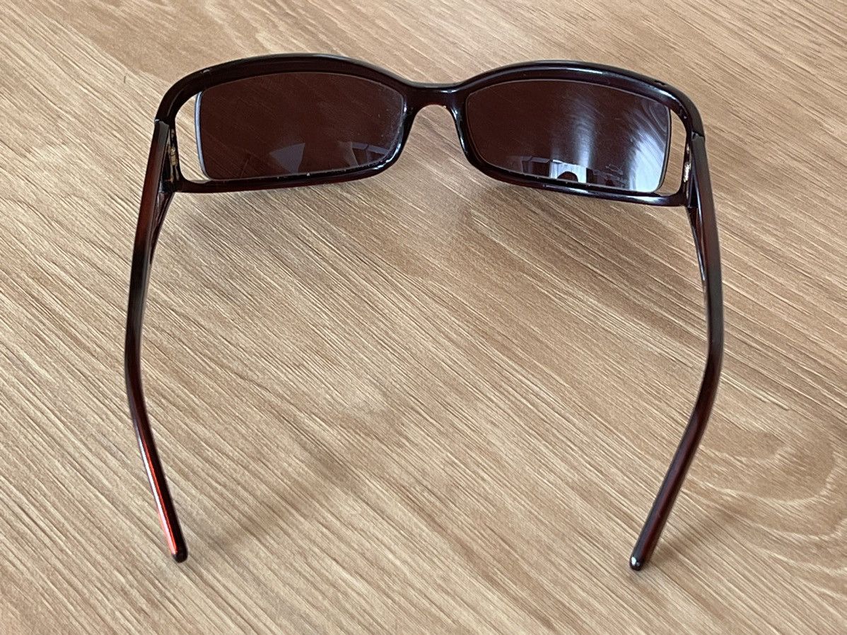 Givenchy GIVENCHY SGV 597S vintage rectangle sunglasses brown frame Size ONE SIZE - 9 Thumbnail