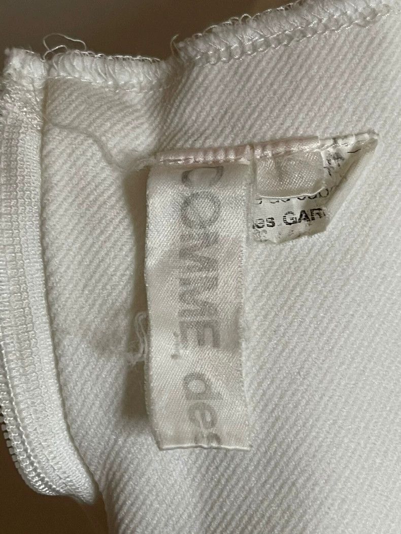 Comme des Garcons Comme des Garcons White sleeveless stitching special-shape Size M / US 6-8 / IT 42-44 - 7 Thumbnail