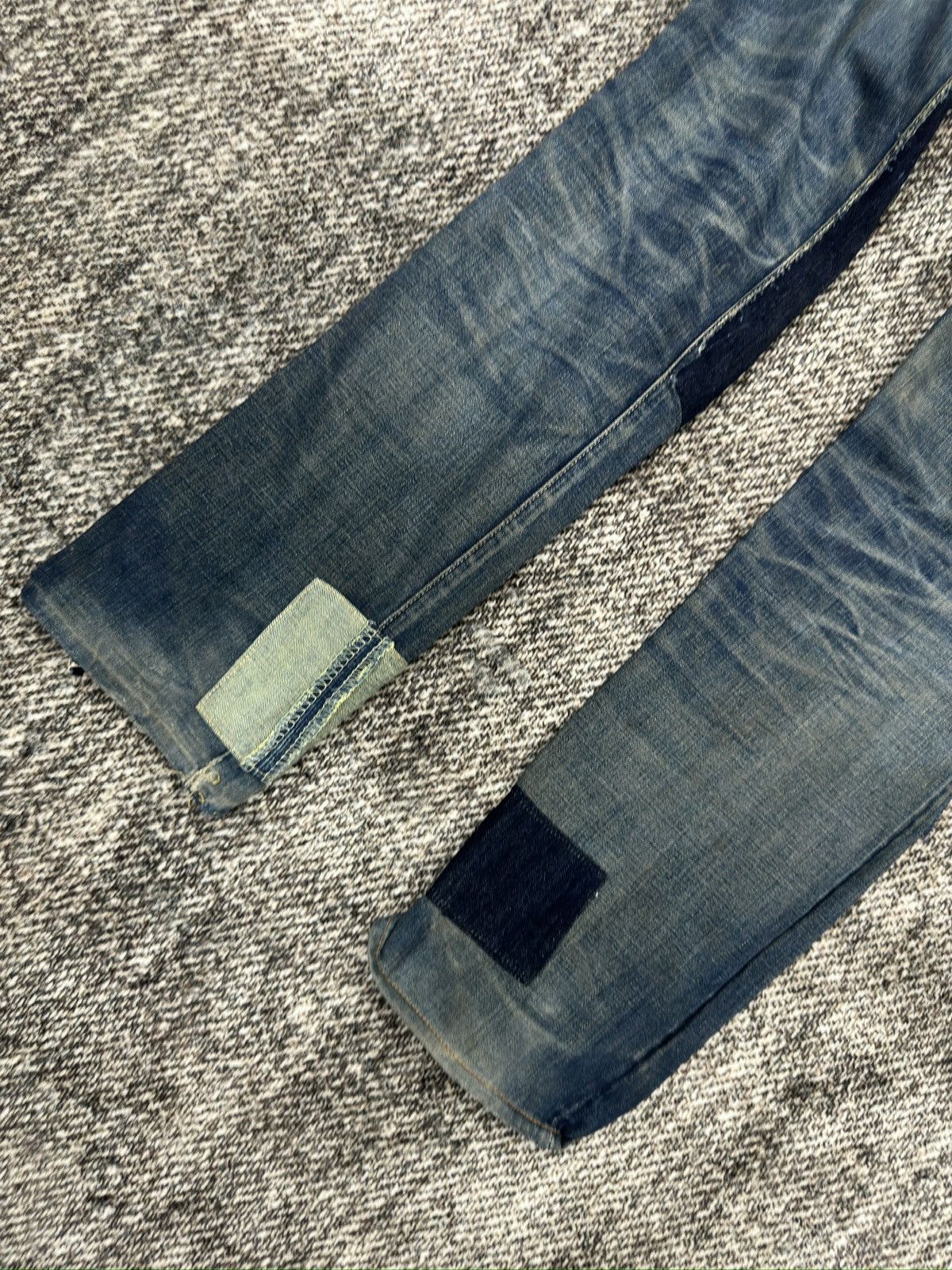 Levi's × Levi's Vintage Clothing Vintage Levis Redline Selvedge Custom Repaired Sashiko Boro Size US 30 / EU 46 - 8 Thumbnail