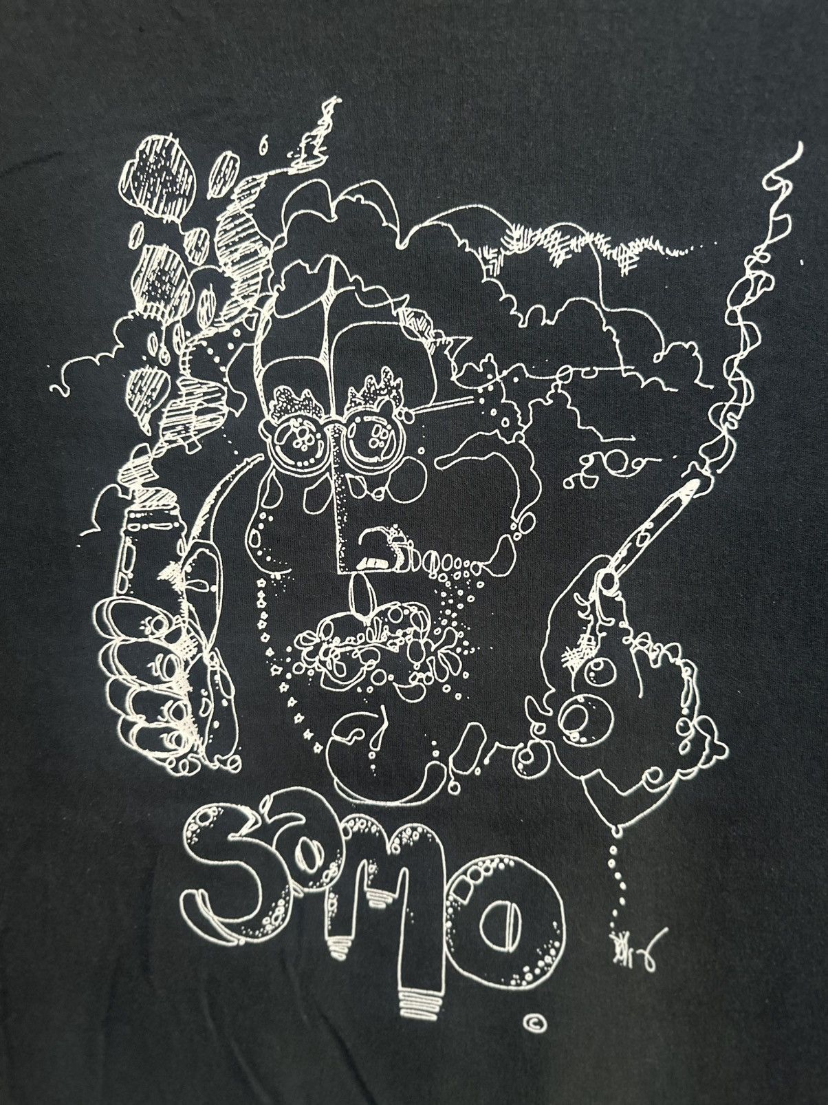 Jean-Michel Basquiat Vintage Jean Michel Basquiat Faded Tee Size US L / EU 52-54 / 3 - 2 Thumbnail