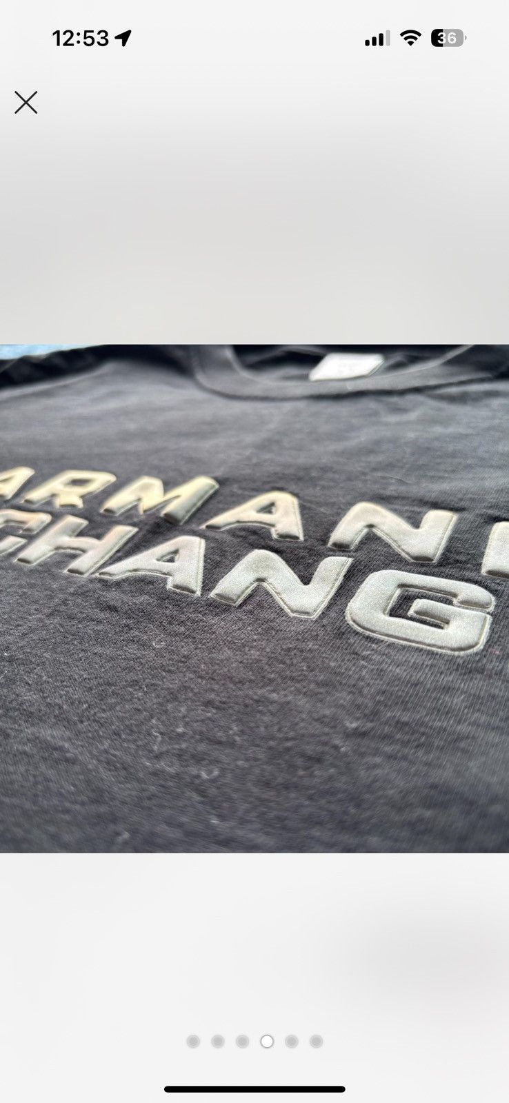 Armani Exchange armani exchange black tee shirt Size US XL / EU 56 / 4 - 3 Thumbnail
